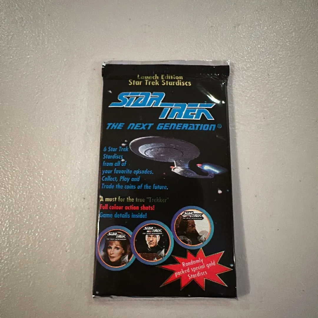 Product image for 1994 Star Trek Next Generation Stardiscs Unopened Pack