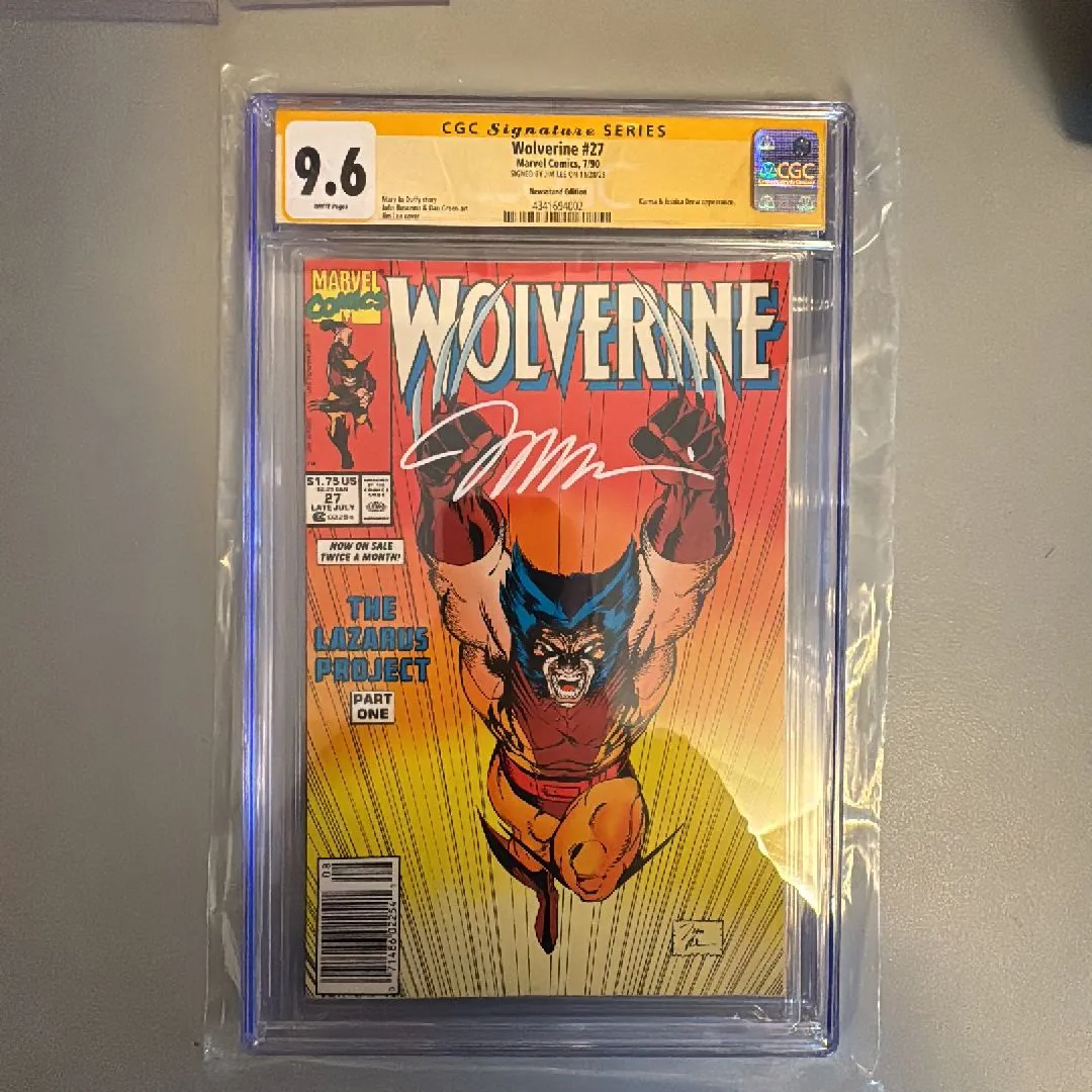 Product image for Wolverine 27 Newsstand CGC SS 9.6 Jim Lee
