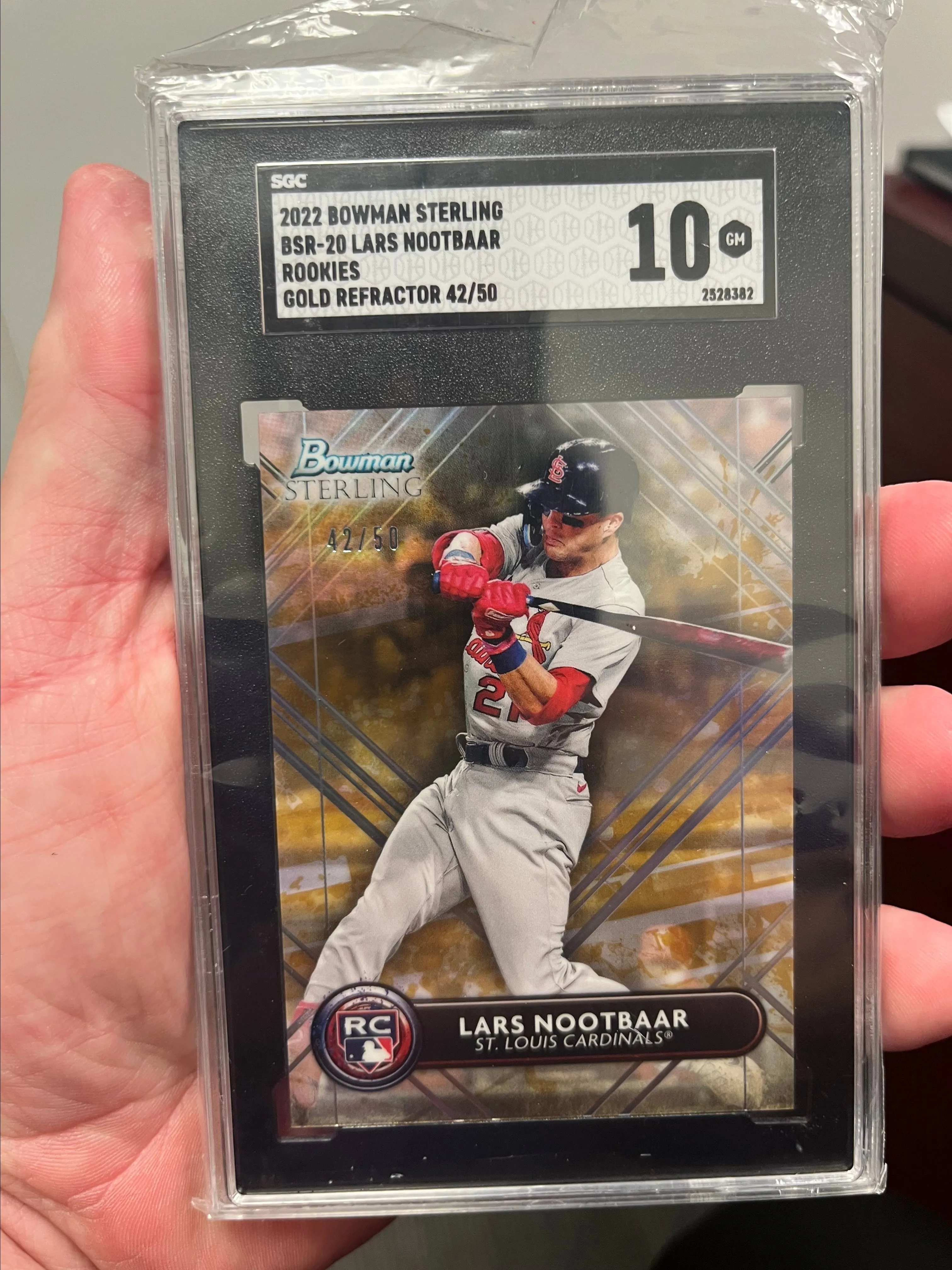 Product image for 2022 Bowman Sterling Lars Nootbaar /50 SGC 10