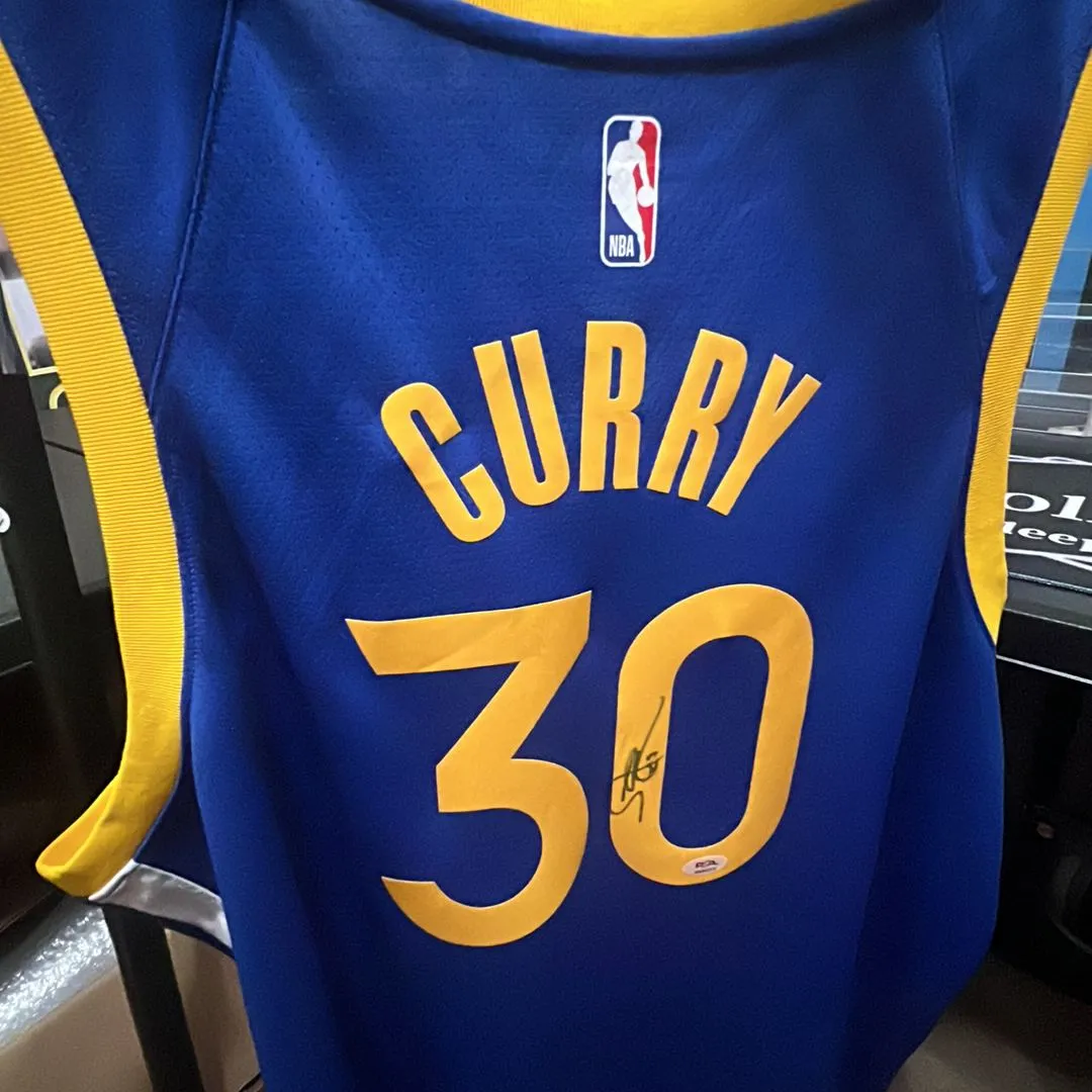 Product image for Steph Curry auto jersey Nike official