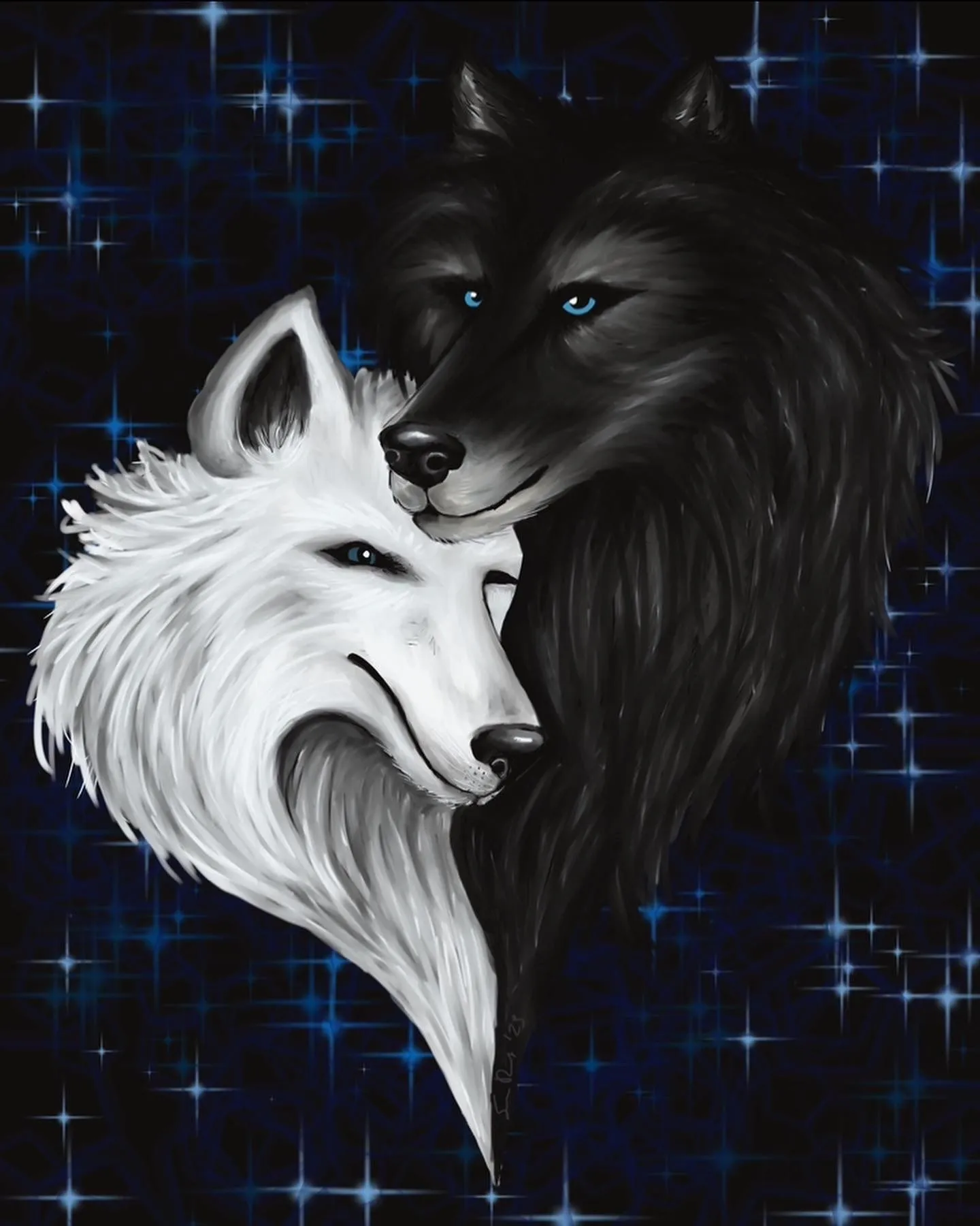 Product image for “Wolf Heart” Print