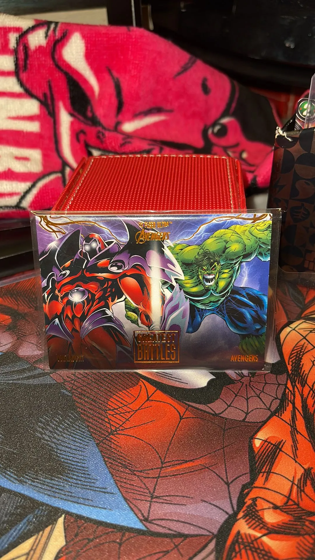 Product image for Greatest battles 069/549 orange foil- Marvel fleer 22