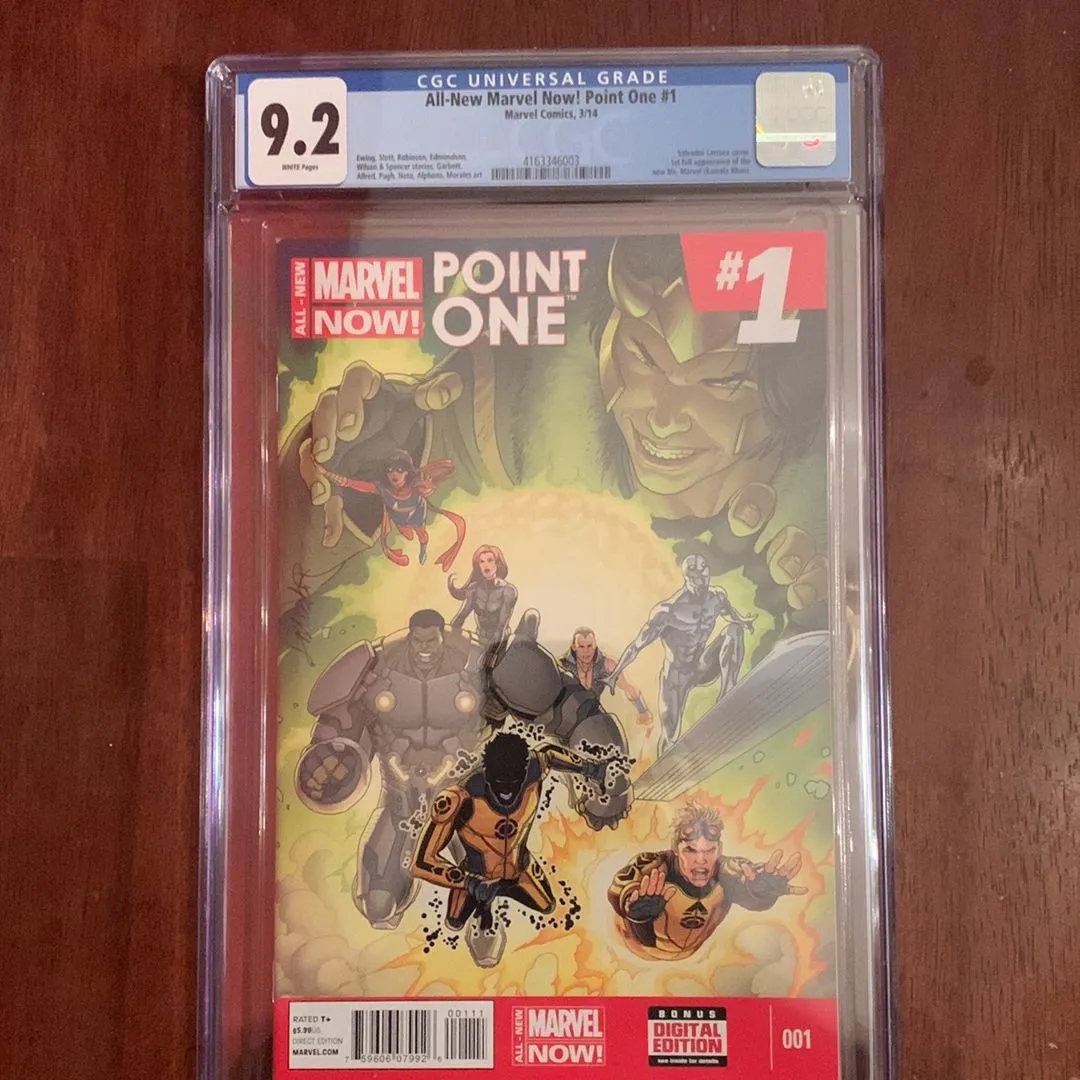 Product image for All-New Marvel Now! Point One 1  CGC 9.2 2014