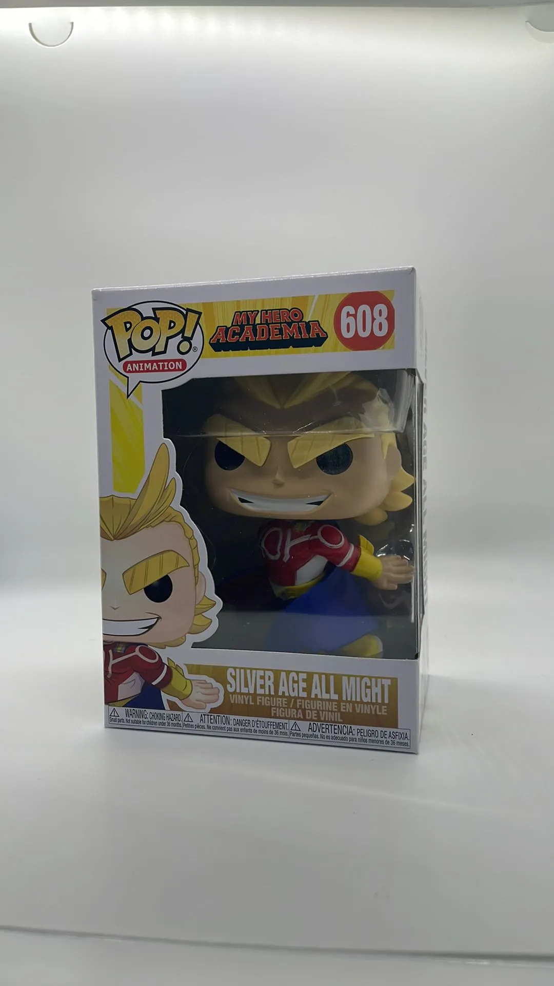 Product image for Funko Pop! My Hero Academia “Silver Age All Might” #608