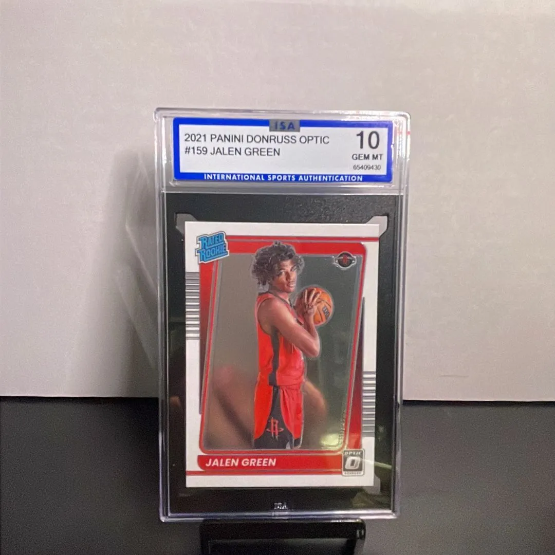 Product image for 2021 Panini Donruss Optic Jalen Green ISA Gem MT 10
