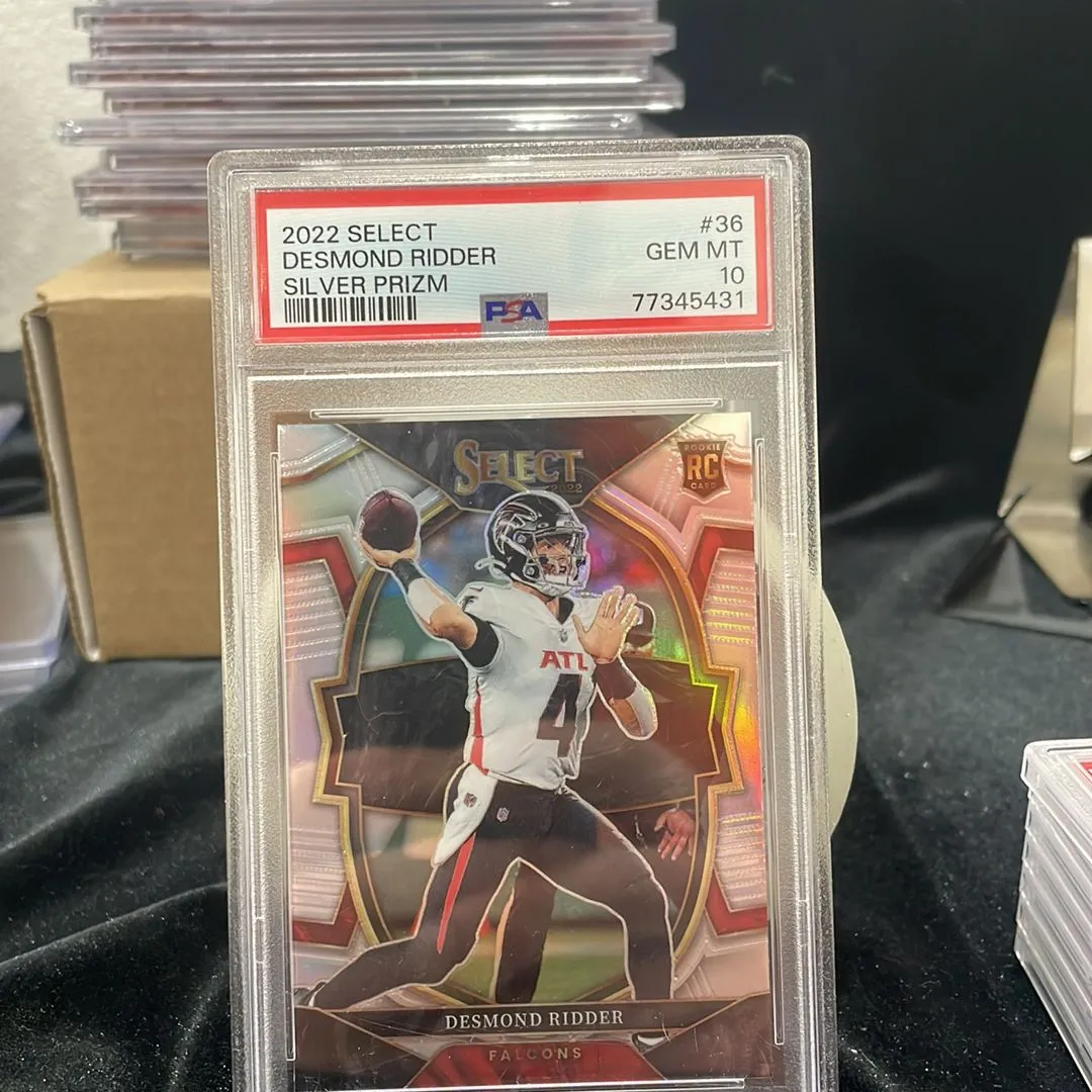 Product image for 2022 Panini Select Desmond Ridder 36 Silver Prizm PSA GEM MT 10