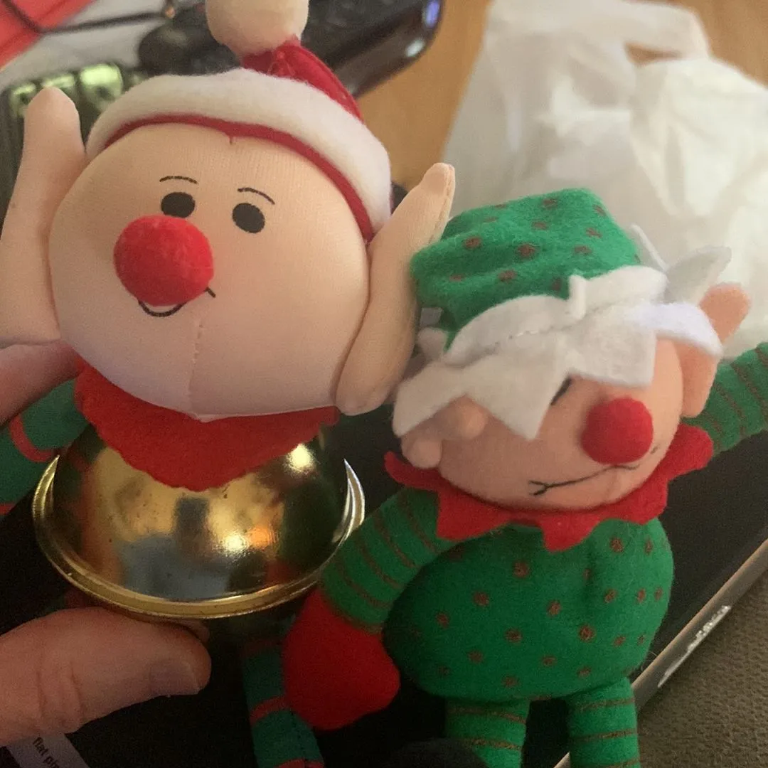 Product image for Super cute vintage elf ornaments or sitters
