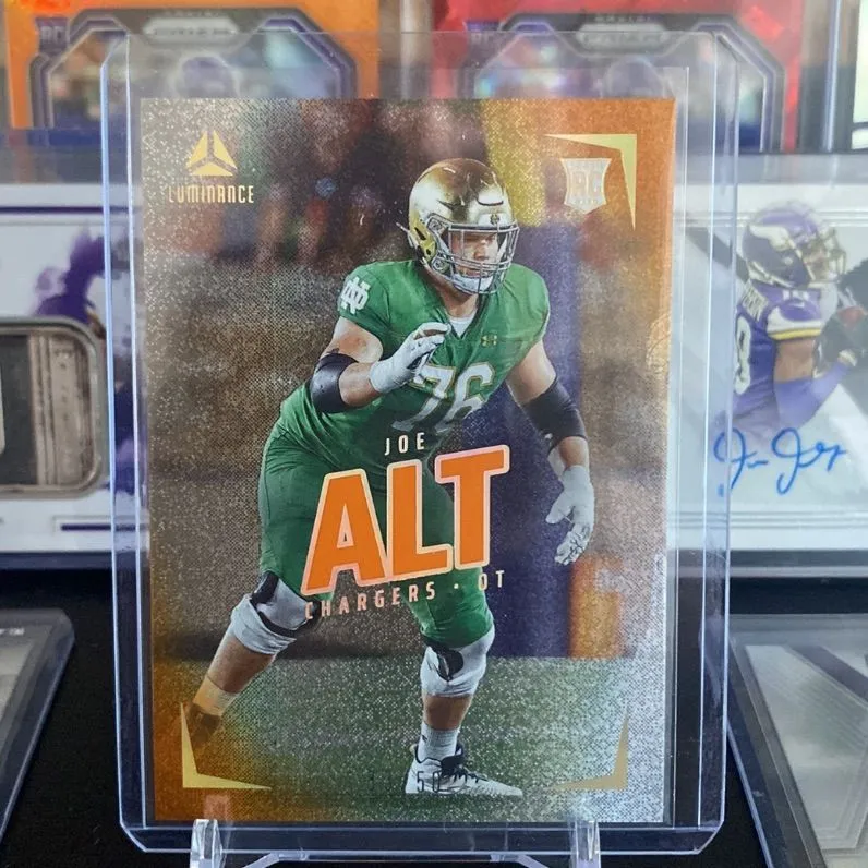 Product image for 2024 Panini luminance Footbal - Joe Alt rookie orange 33/50