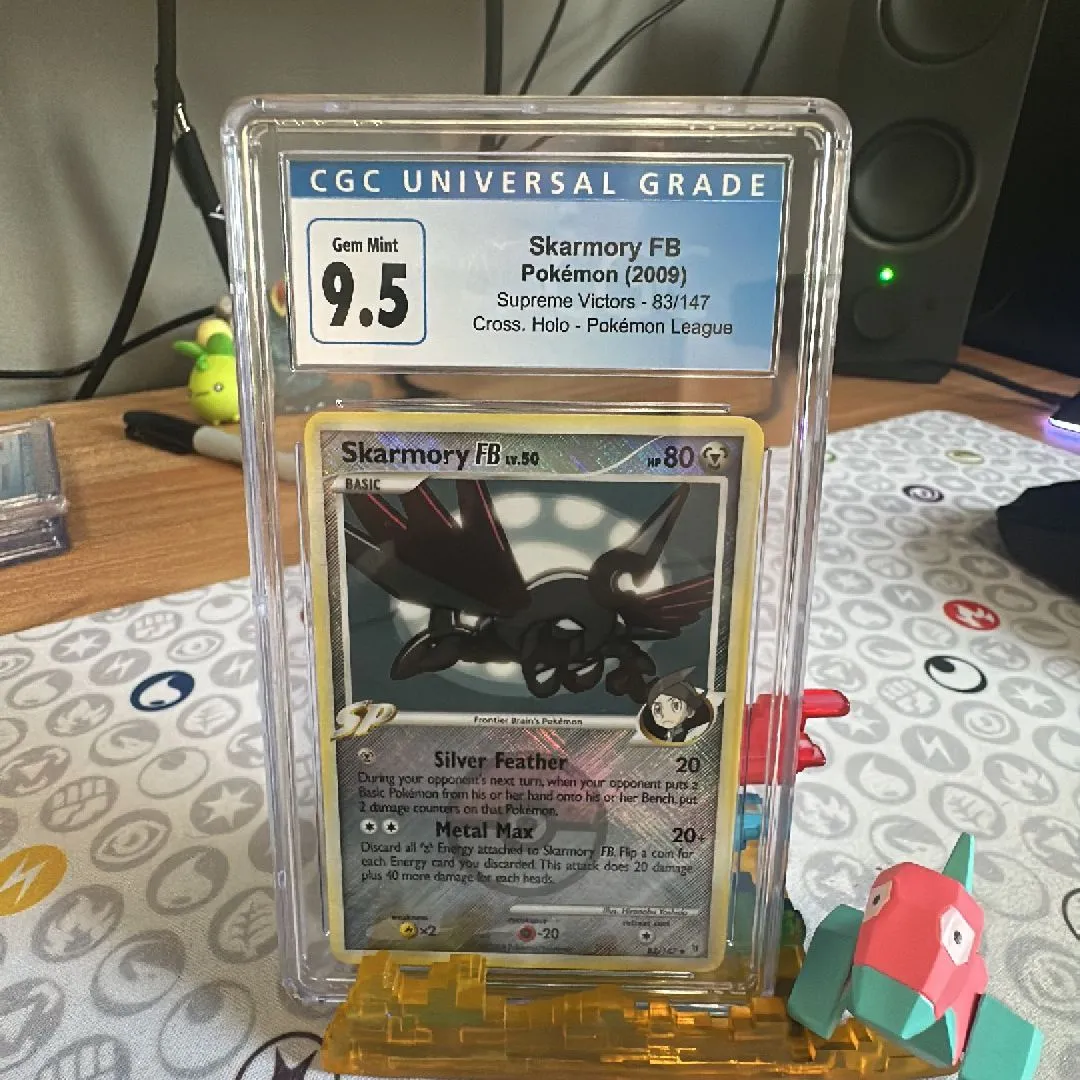 Product image for Pokémon Skarmory FB 83/147 League promo CGC10