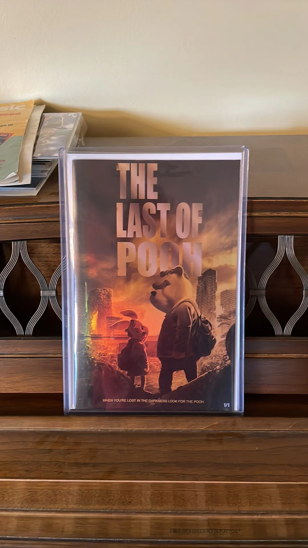 Product image for The Last of Pooh 1/1 Gold Foil