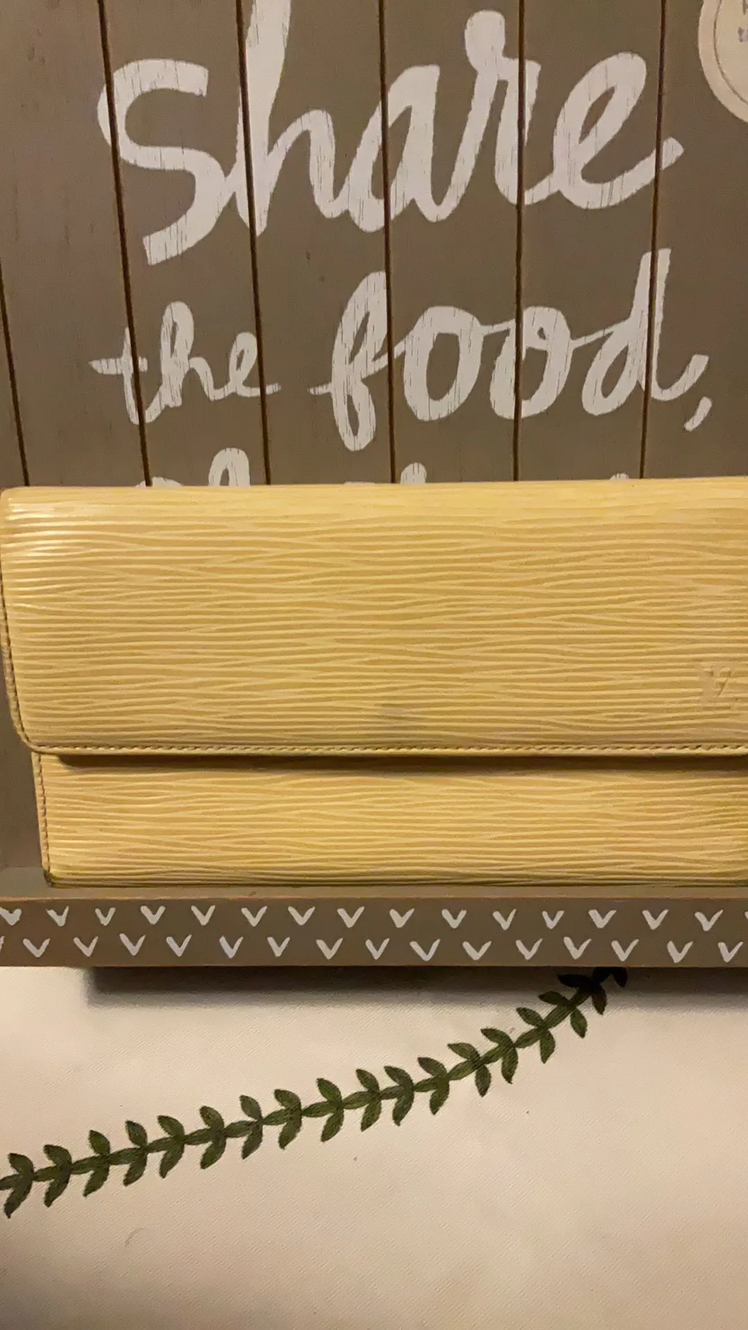 Product image for LV Epi yellow wallet #23