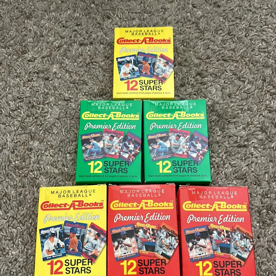 Product image for Lot of 6 Baseball Collect A Books