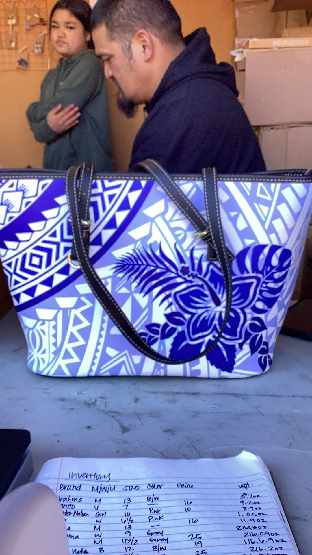 Product image for Hawaiian print purse