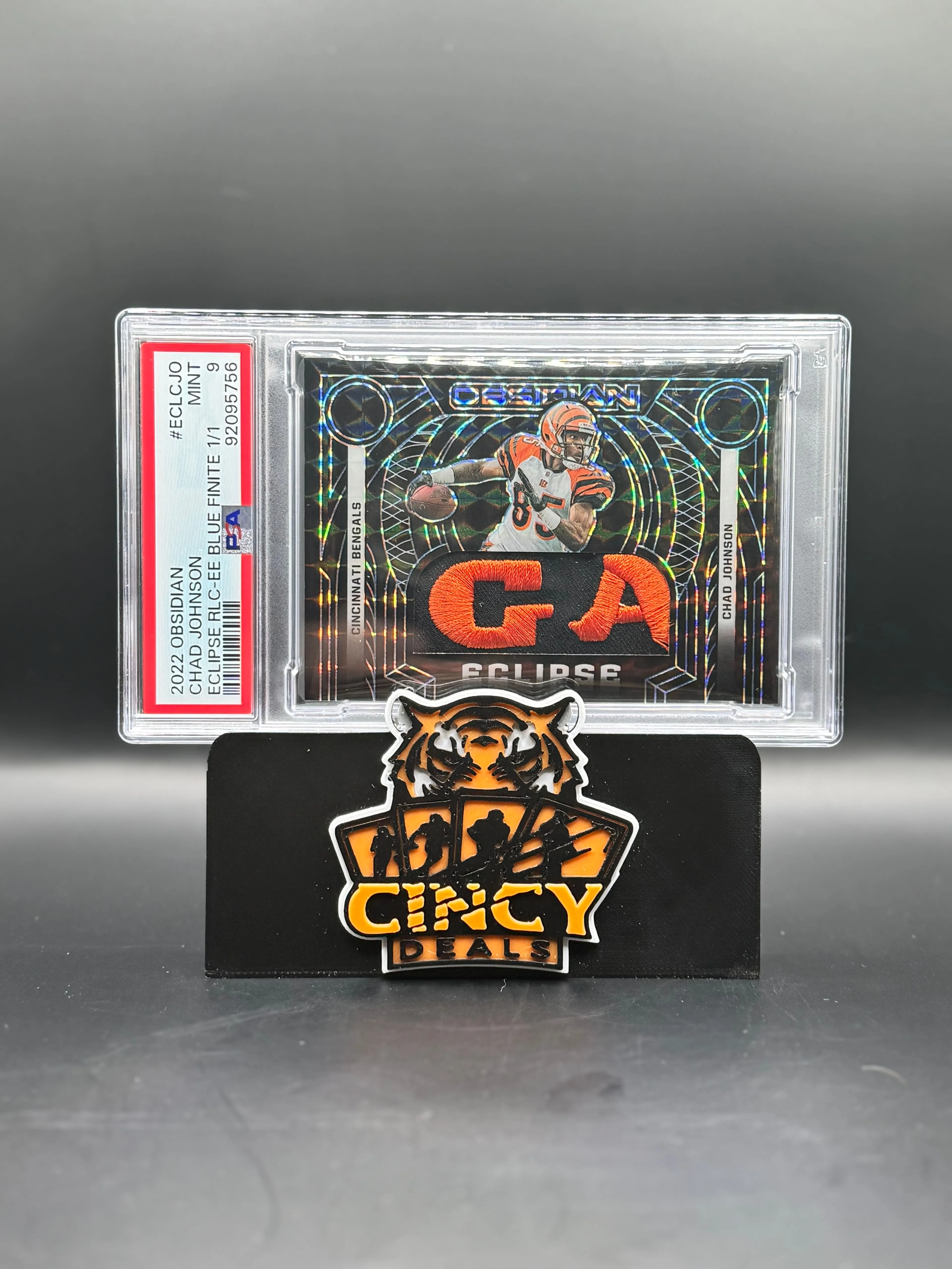 Product image for 2022 Obsidian Chad Johnson 1/1 Player Worn Patch