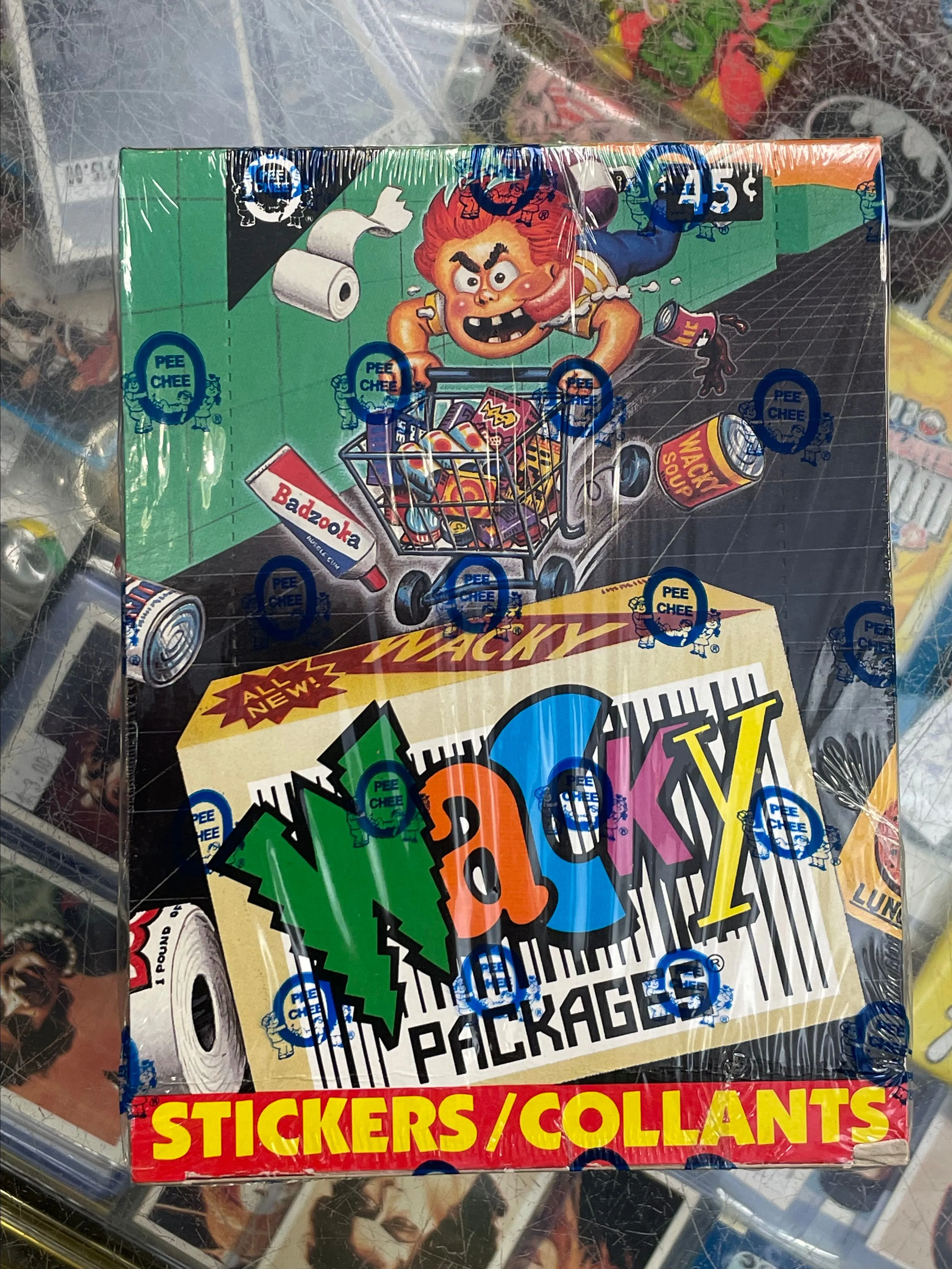 Product image for 1990 Wacky Packages OPC Unopened Box 36 Packs.