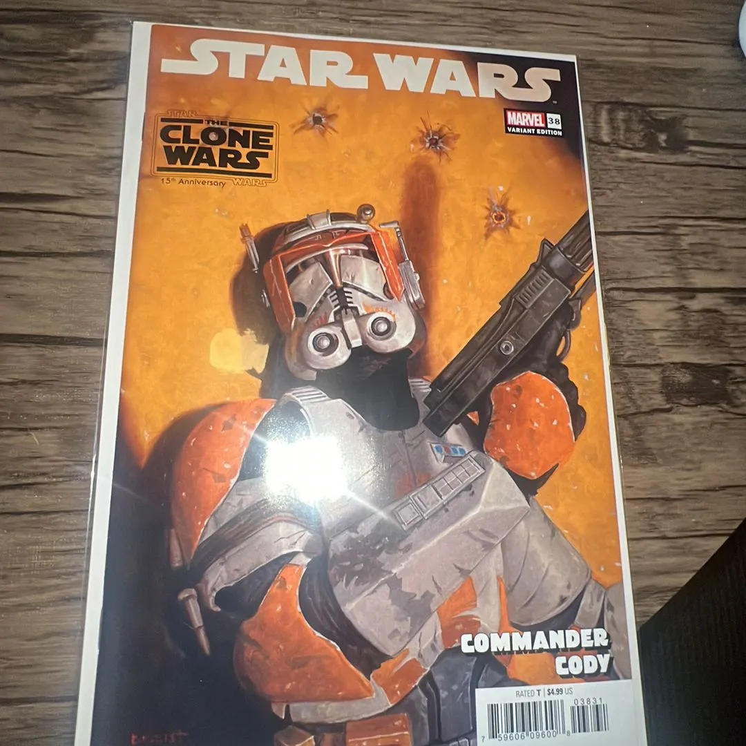Product image for -STAR WARS #38 GIST CLONE WARS 15TH ANNY VARIANT COVER DEPICTION OF COMMANDER CODY BY EM GIST #3