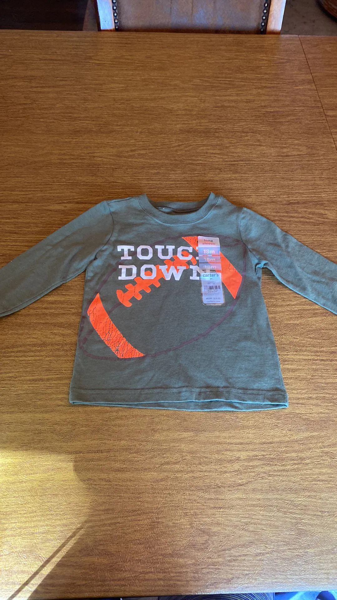 Product image for NWT Carter’s long sleeve shirt size 18m