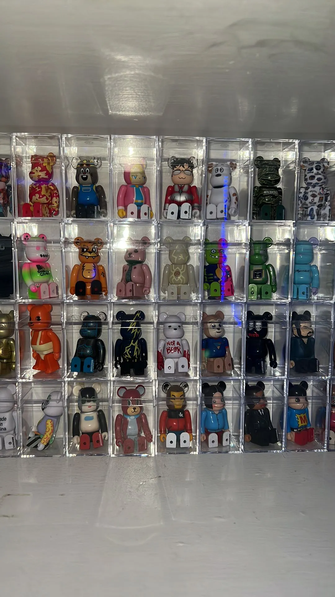 Product image for 100% Bearbrick Clear Cases