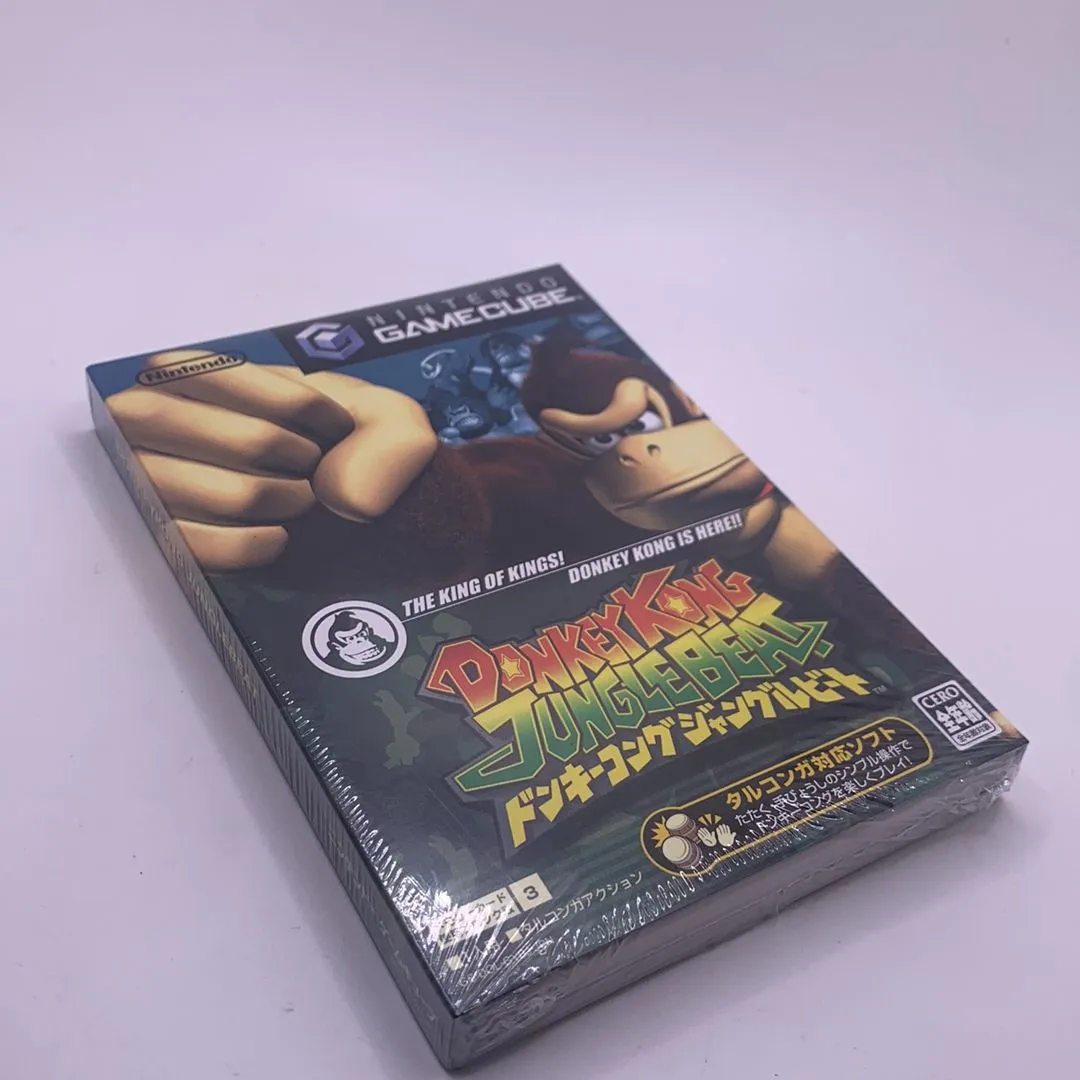 Product image for JP GameCube Donkey Kong Jungle Beat Factory Sealed