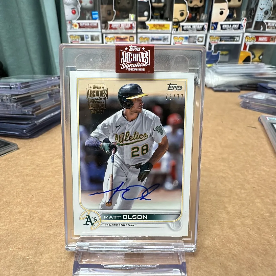 Product image for Topps archives Matt Olson auto 73/77