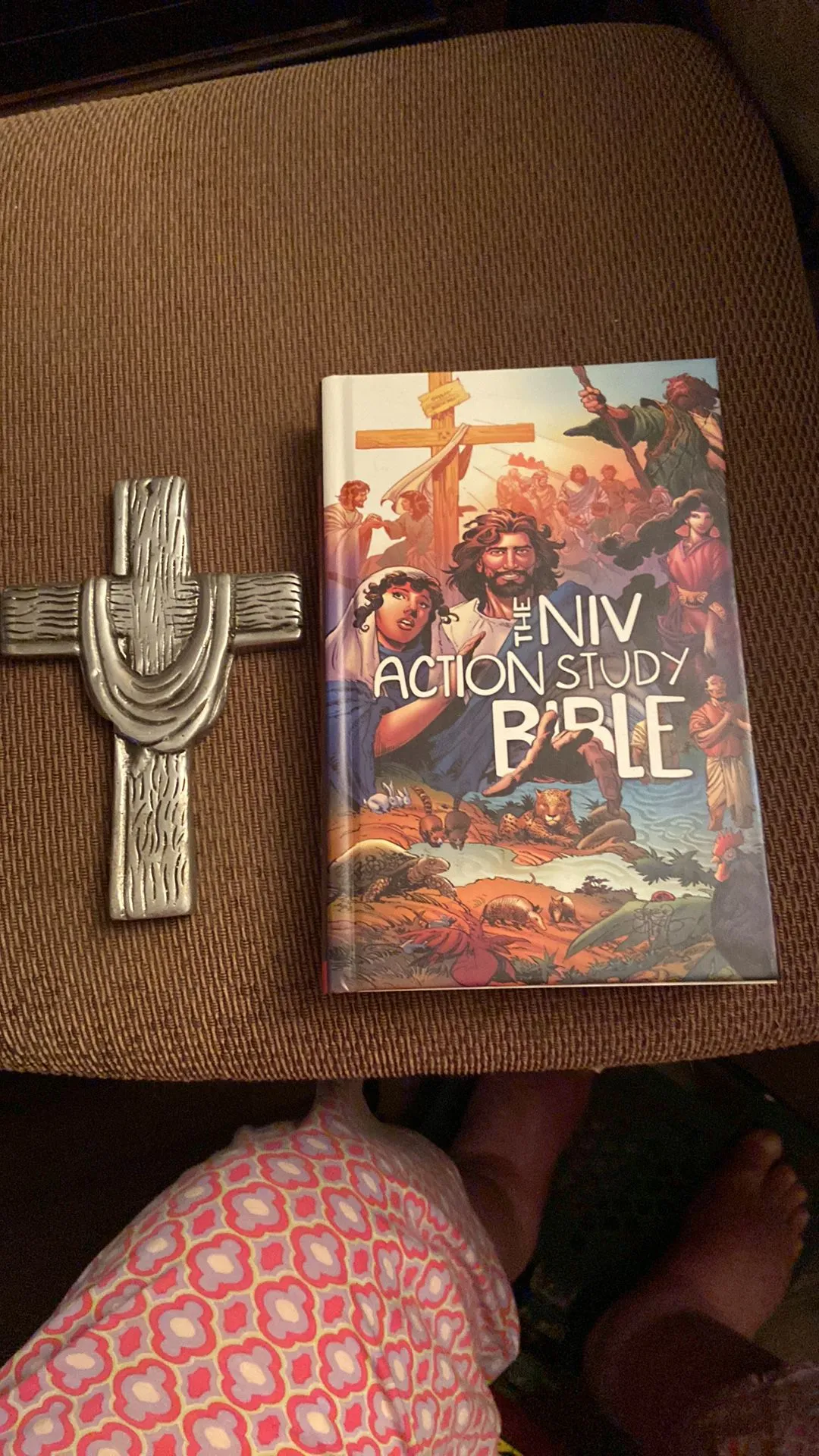 Product image for The NIV Action Study Bible with Cross