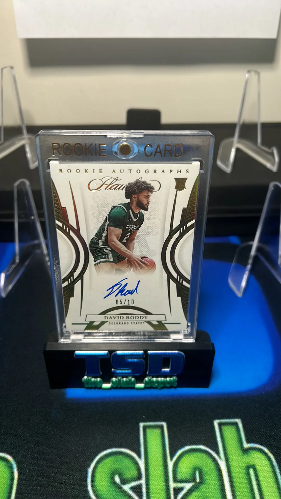 Product image for 2022 Panini Flawless David Roddy Gold /10