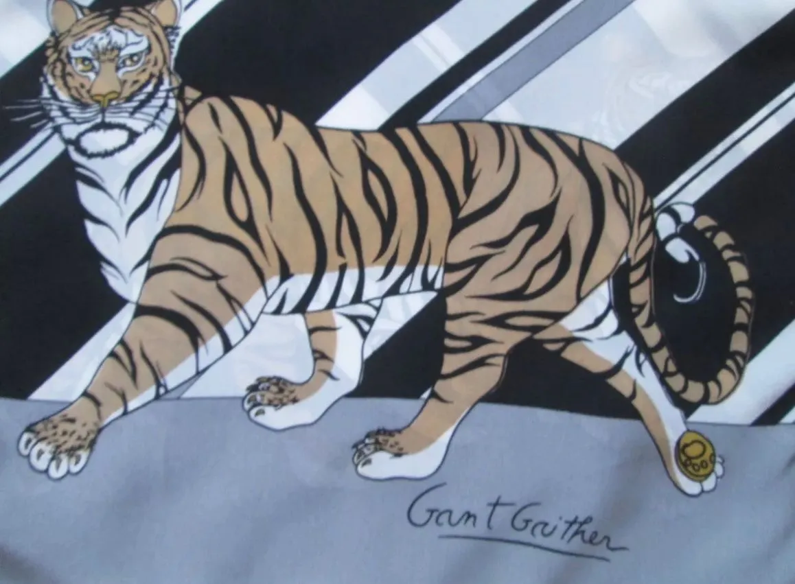 Product image for Gant Gaither tiger silk scarf