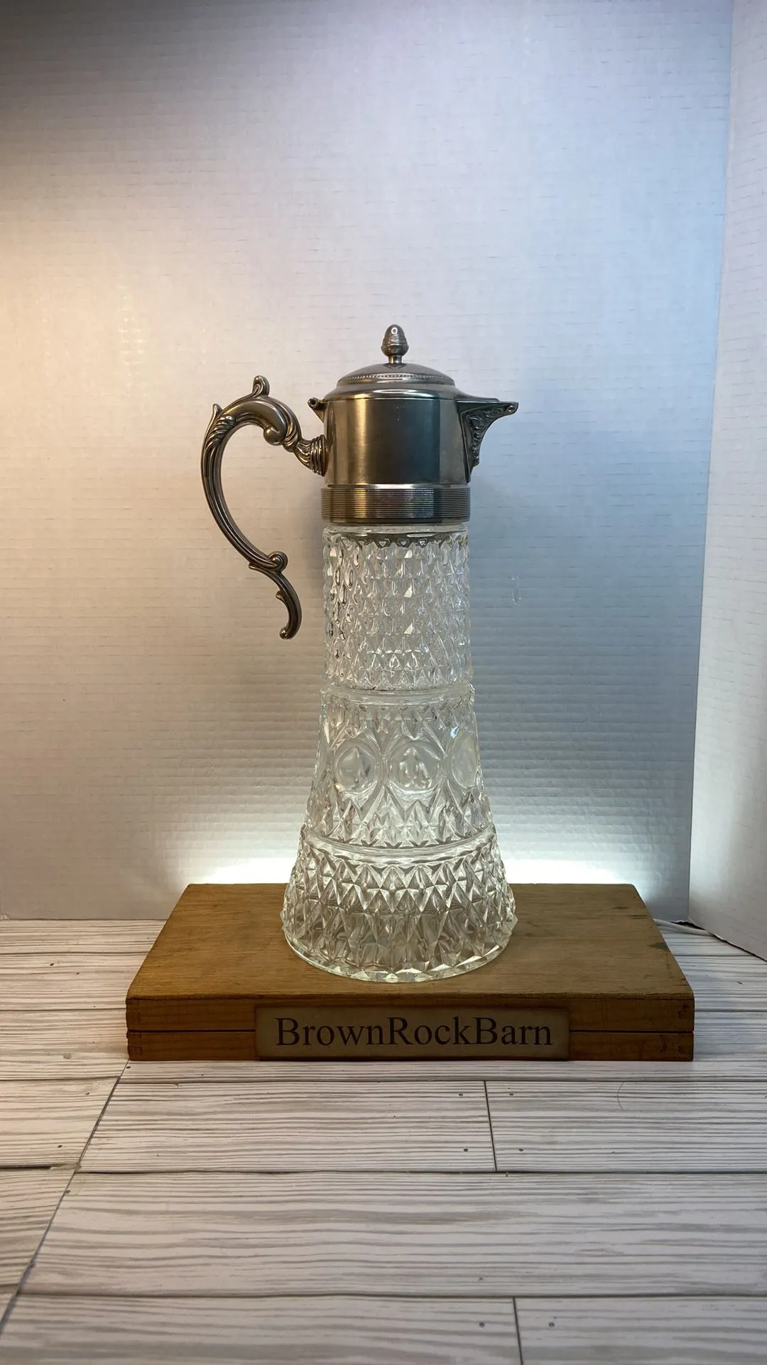 Product image for Crystal claret wine pitcher