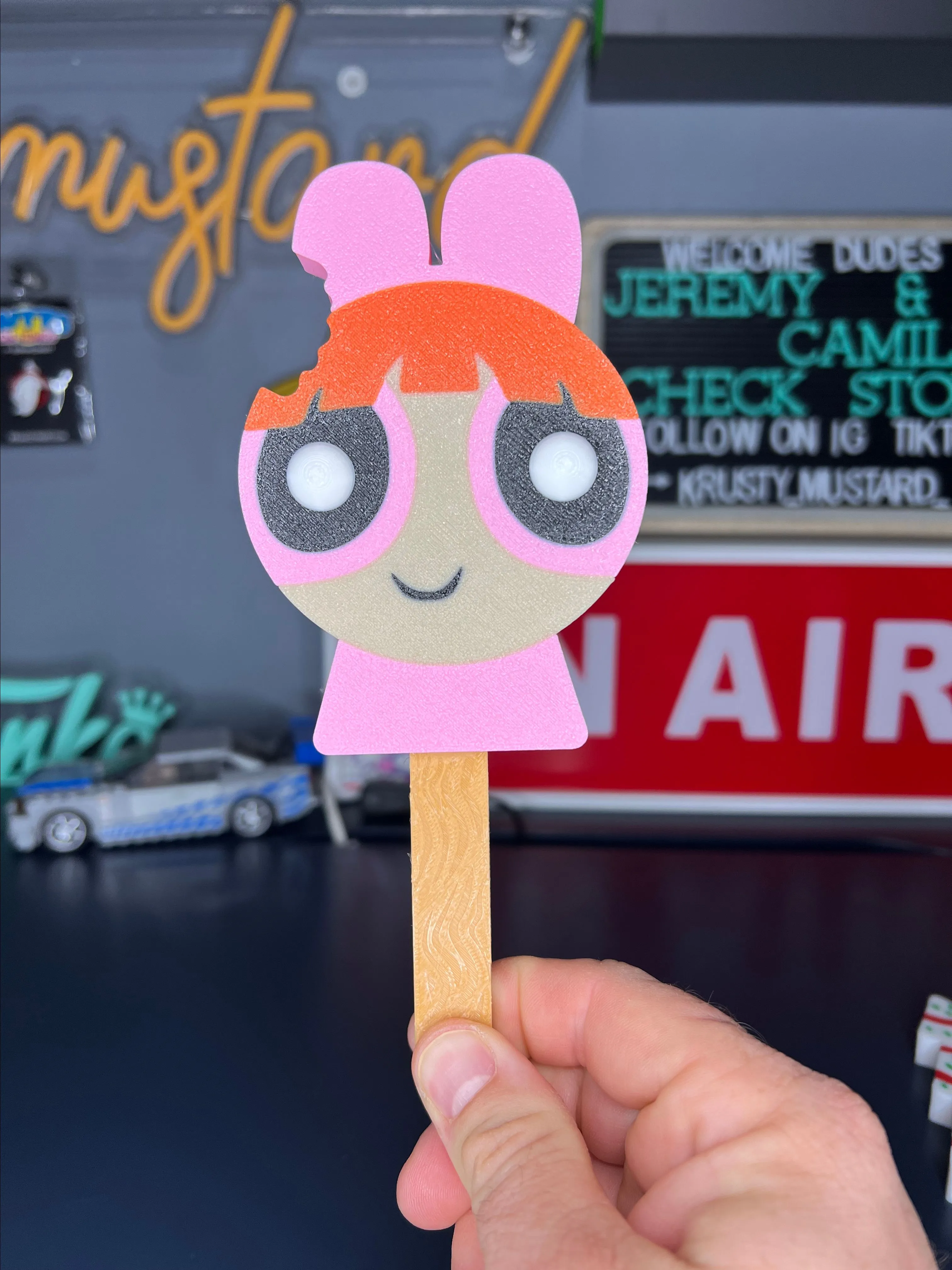 Product image for Powderpuff Girl Blossom Popsicle Magnet