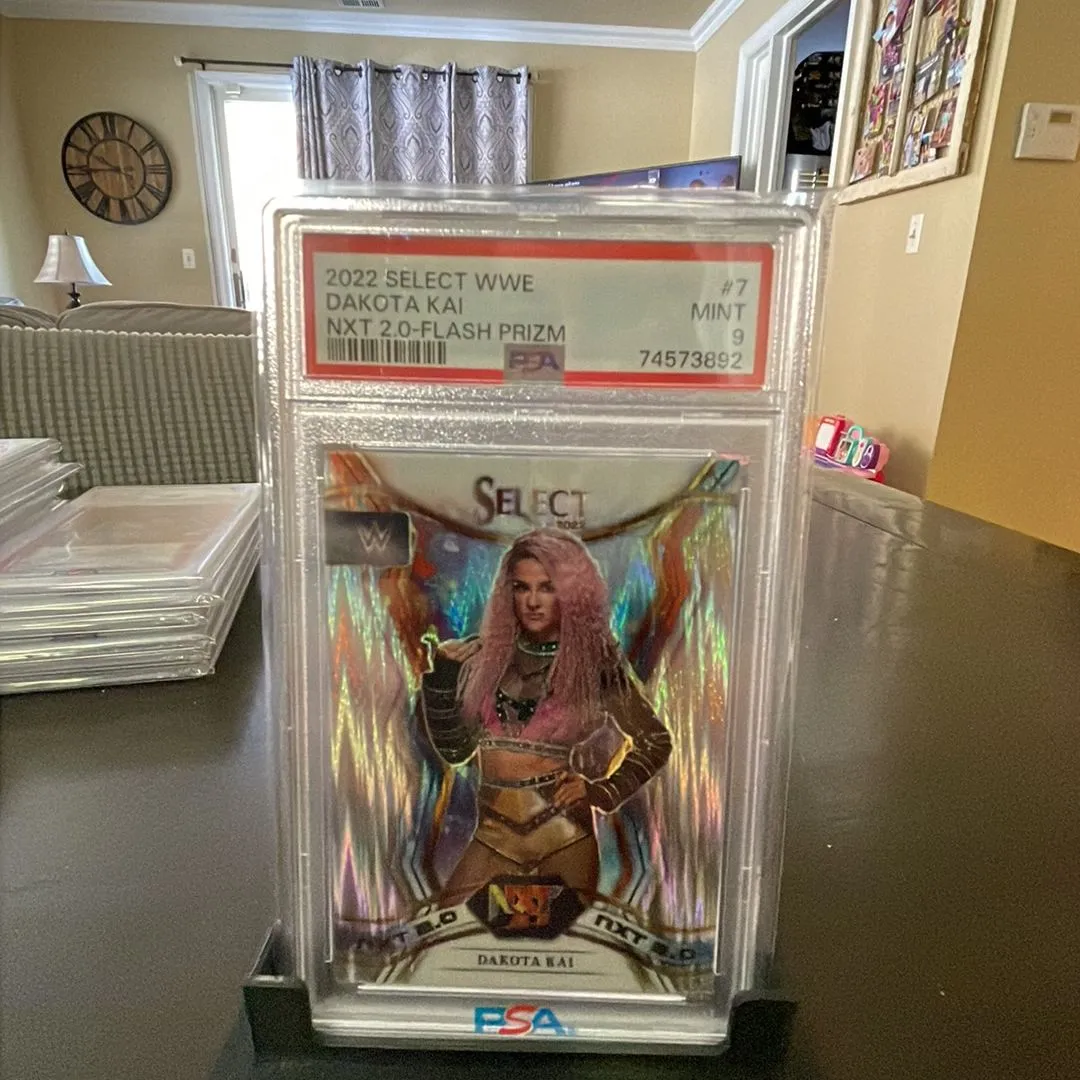 Product image for 2022 Panini Select Wwe Nxt 2.0 Dakota Kai Nxt 2.0-Flash Prizm PSA MINT 9