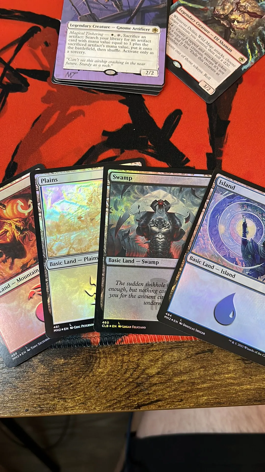Product image for Foil peel alter basic land