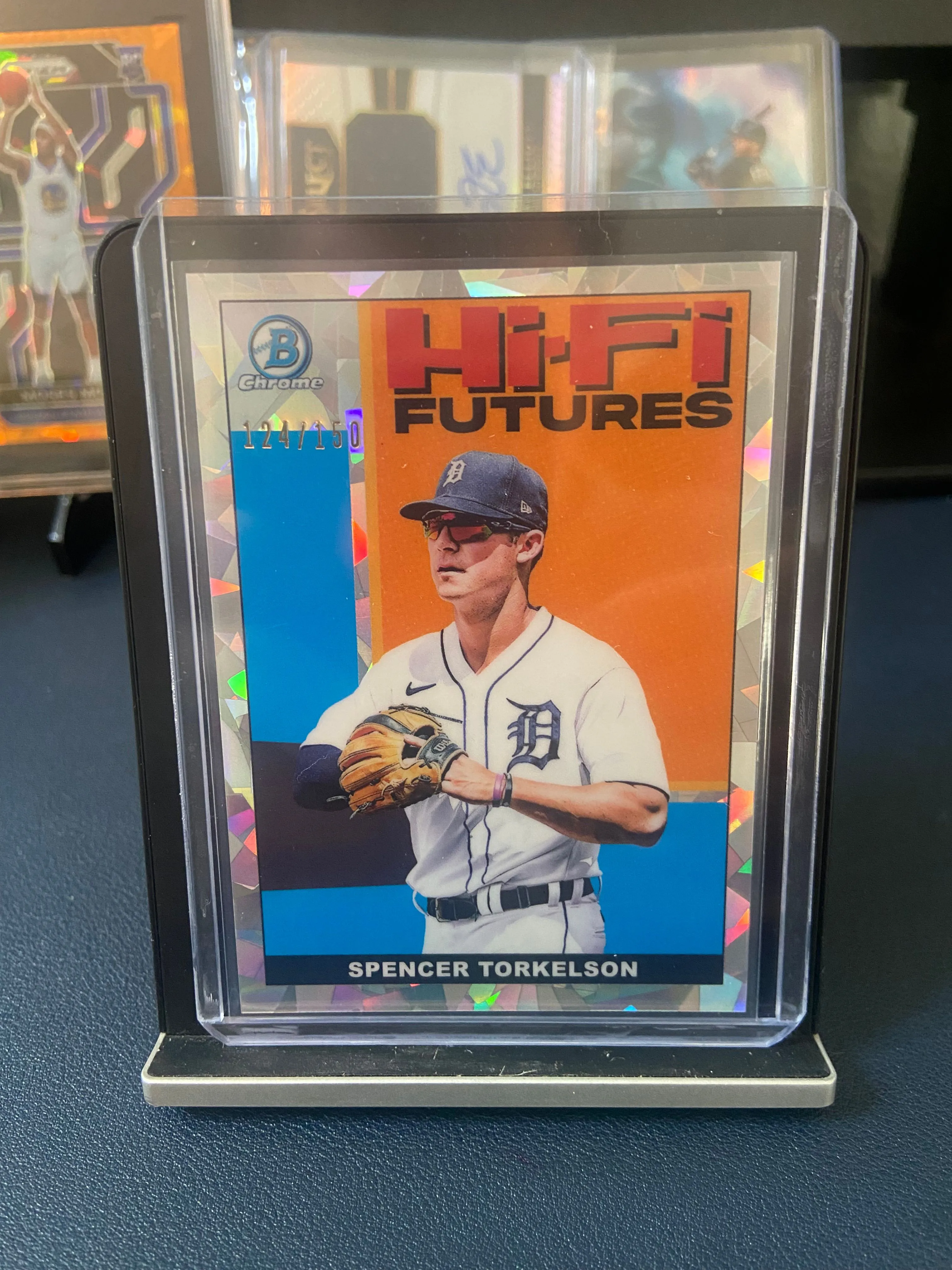 Product image for 2022 Bowman Chrome Hi-Fi Futures Cracked Ice Spencer Torkelson 124/150