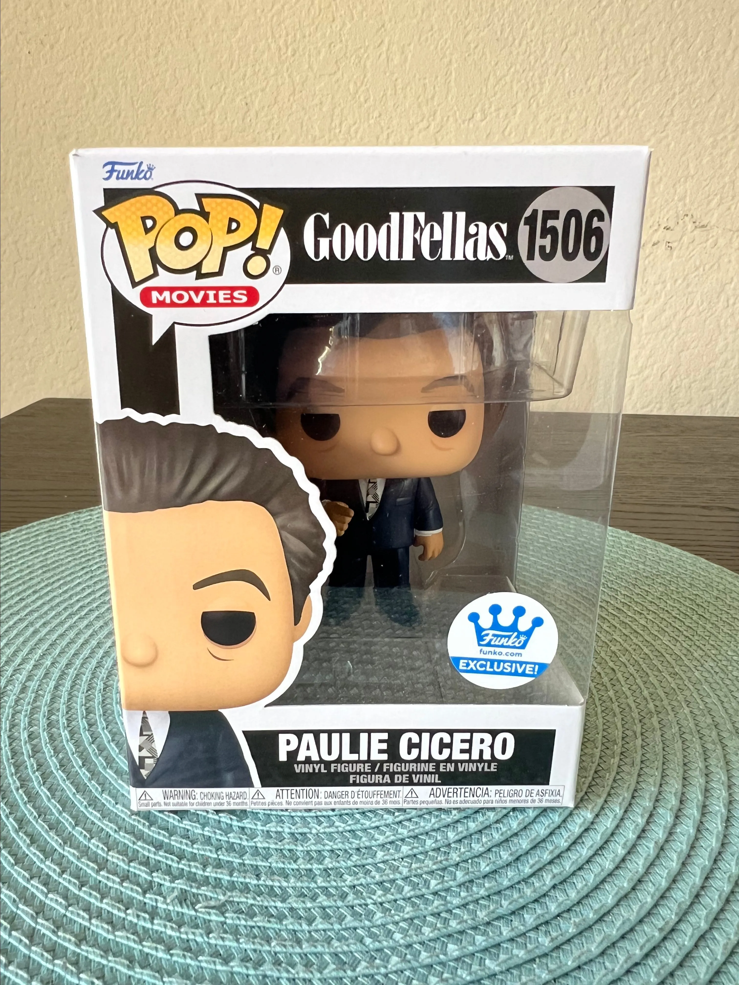 Product image for IN HAND EXCLUSIVE Paulie Cicero Goodfellas Funko Pop #1506 Movies Martin Sorvino Scorsese Film Mafia