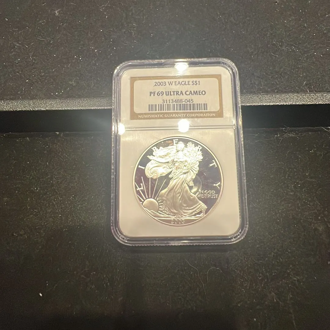 Product image for 2003 W Pf69 Ultra Cameo West Point NGC Proof American Silver Eagle