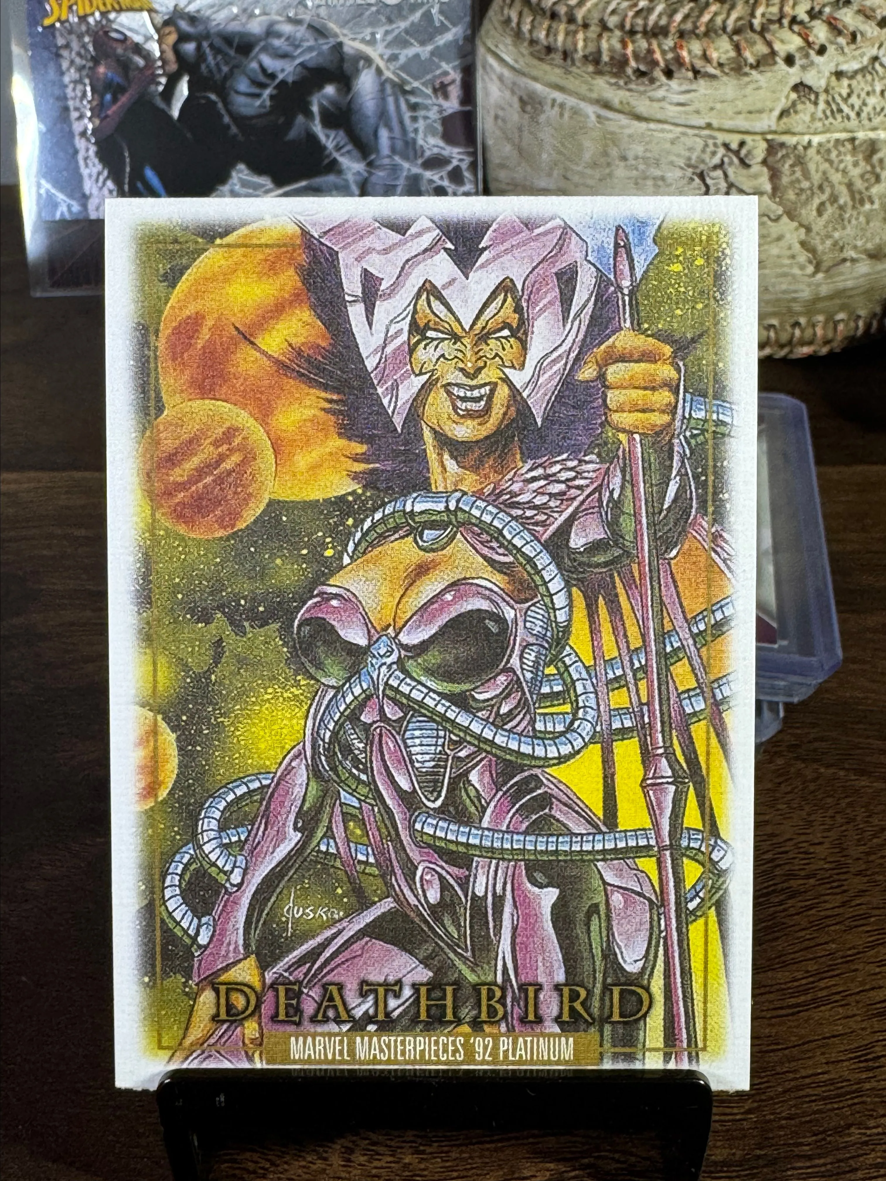 Product image for Marvel Masterpieces 92' Platinum - Deathbird #73 Canvas