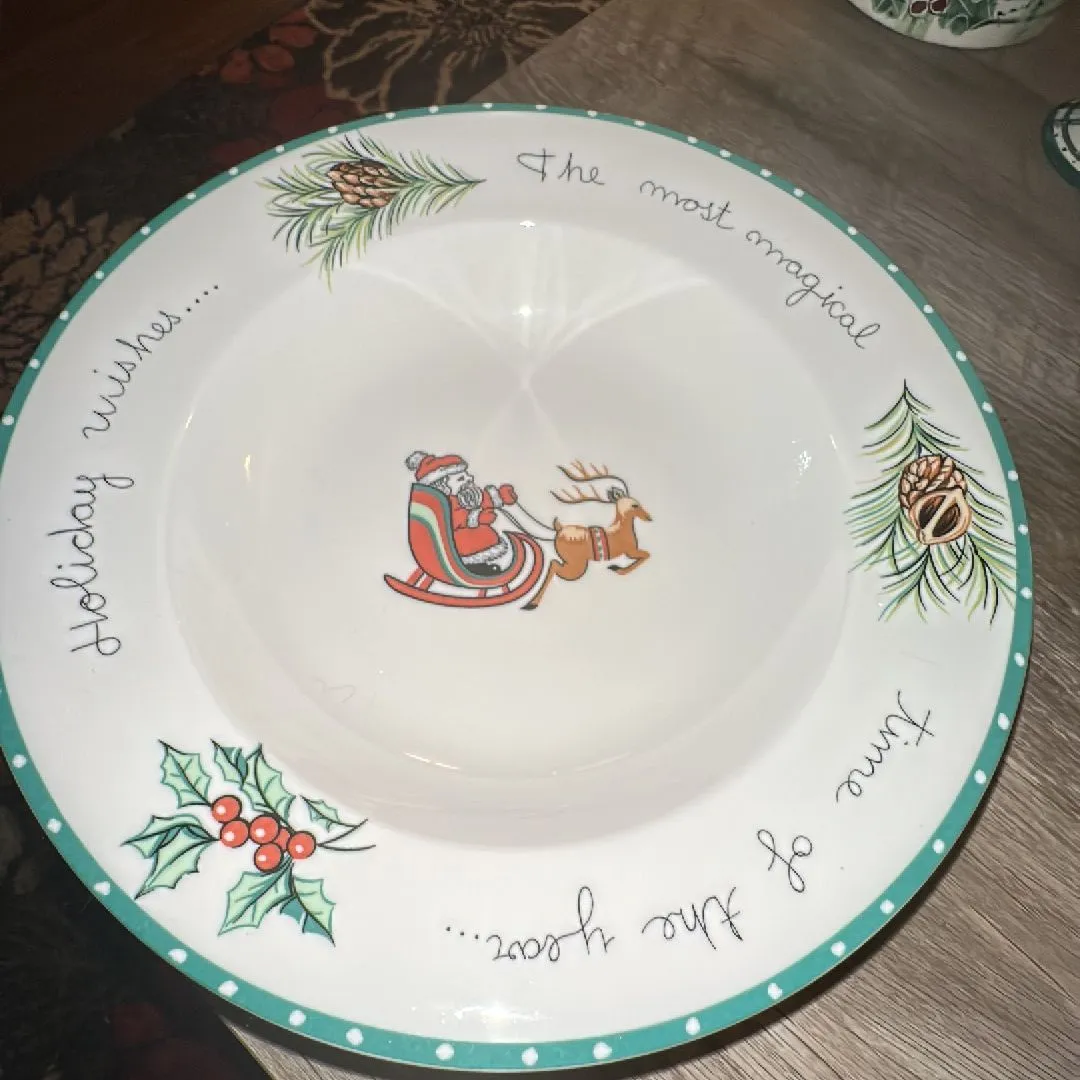Product image for Vintage Mikasa Fine China Christmas Wish Bowls