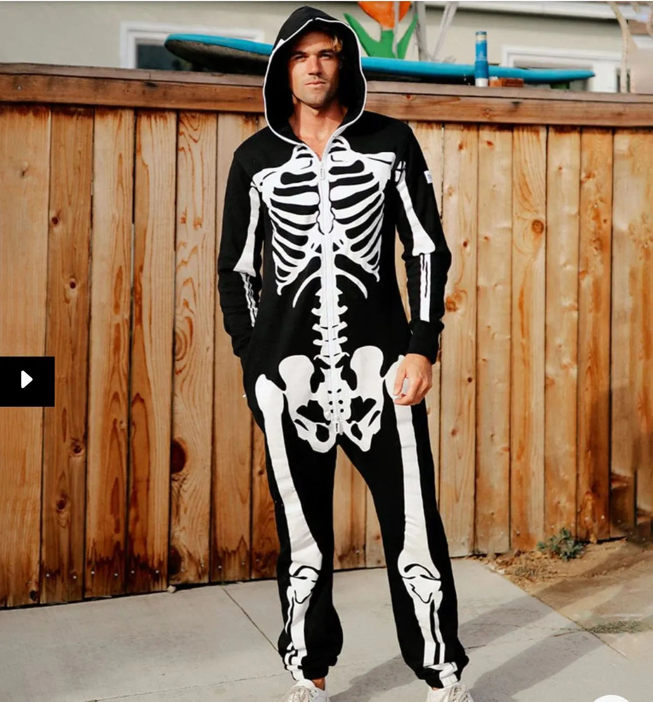 Product image for MEN'S SKELETON COSTUME