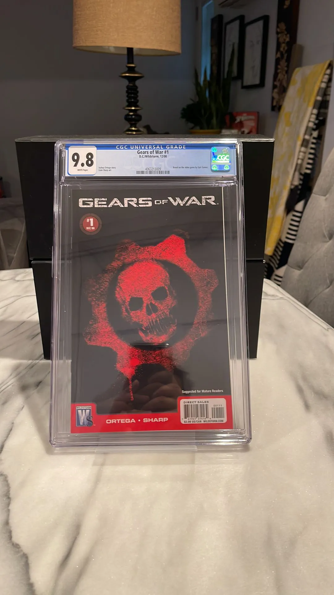 Product image for Gears of War #1 CGC 9.8 D.C. Wildstorm 2008 Comic Based on Video Game by Epic