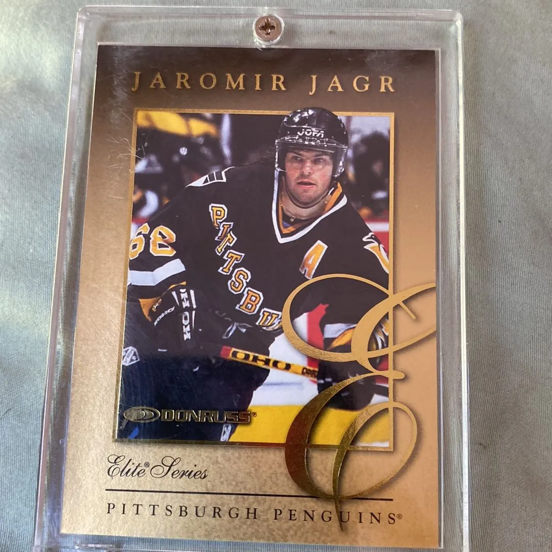 Product image for 1996-97 DONRUSS ELITE SERIES INSERTS GOLD JAROMIR JAGR #ed 1422/2500