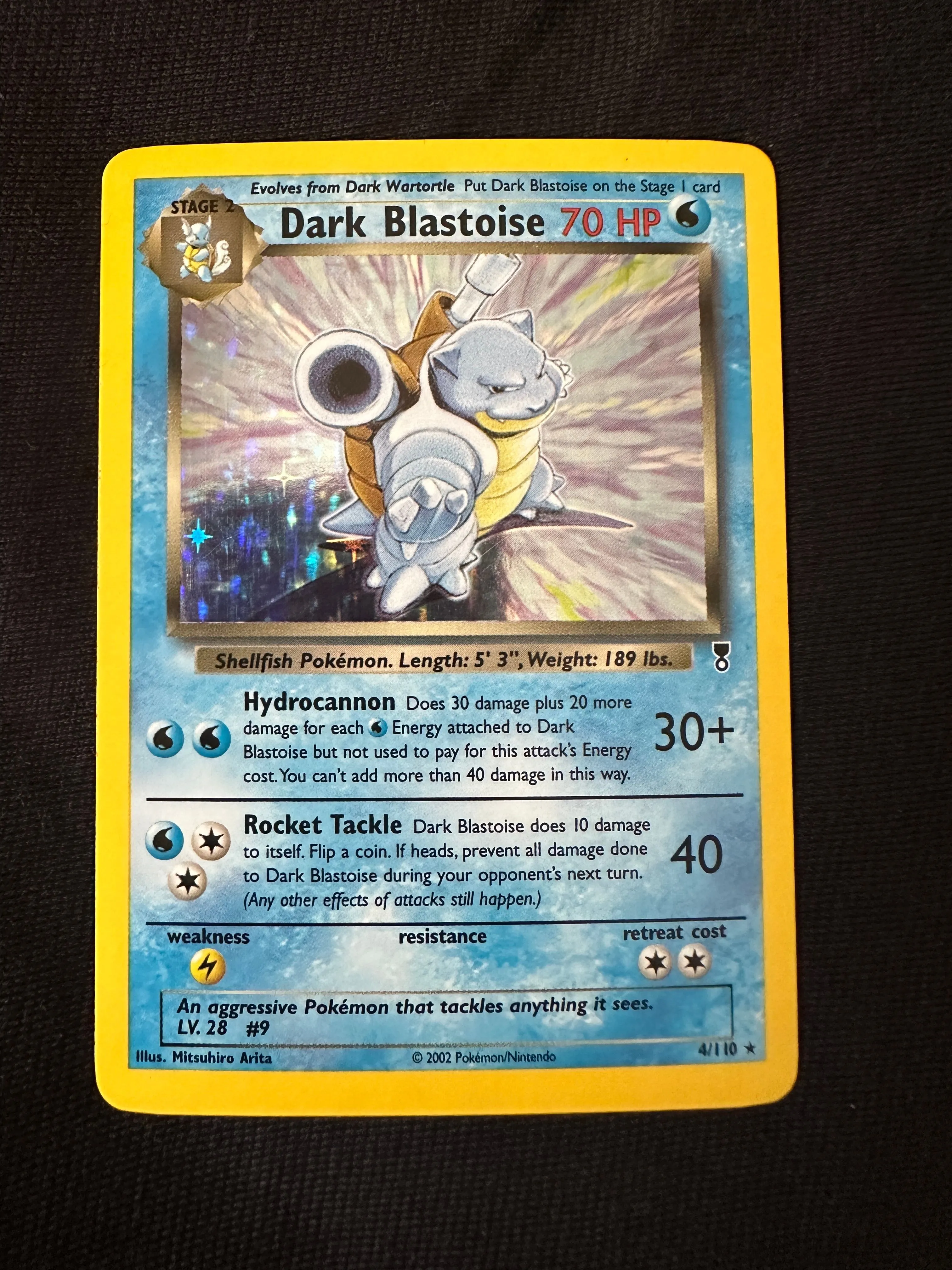 dark blastoise pokemon card Amazon.com: Pokemon TCG: Random Cards from Every Series, 100 Cards in Each  Lot Plus 7 Bonus Free Foil Cards : Toys & Games main image 0