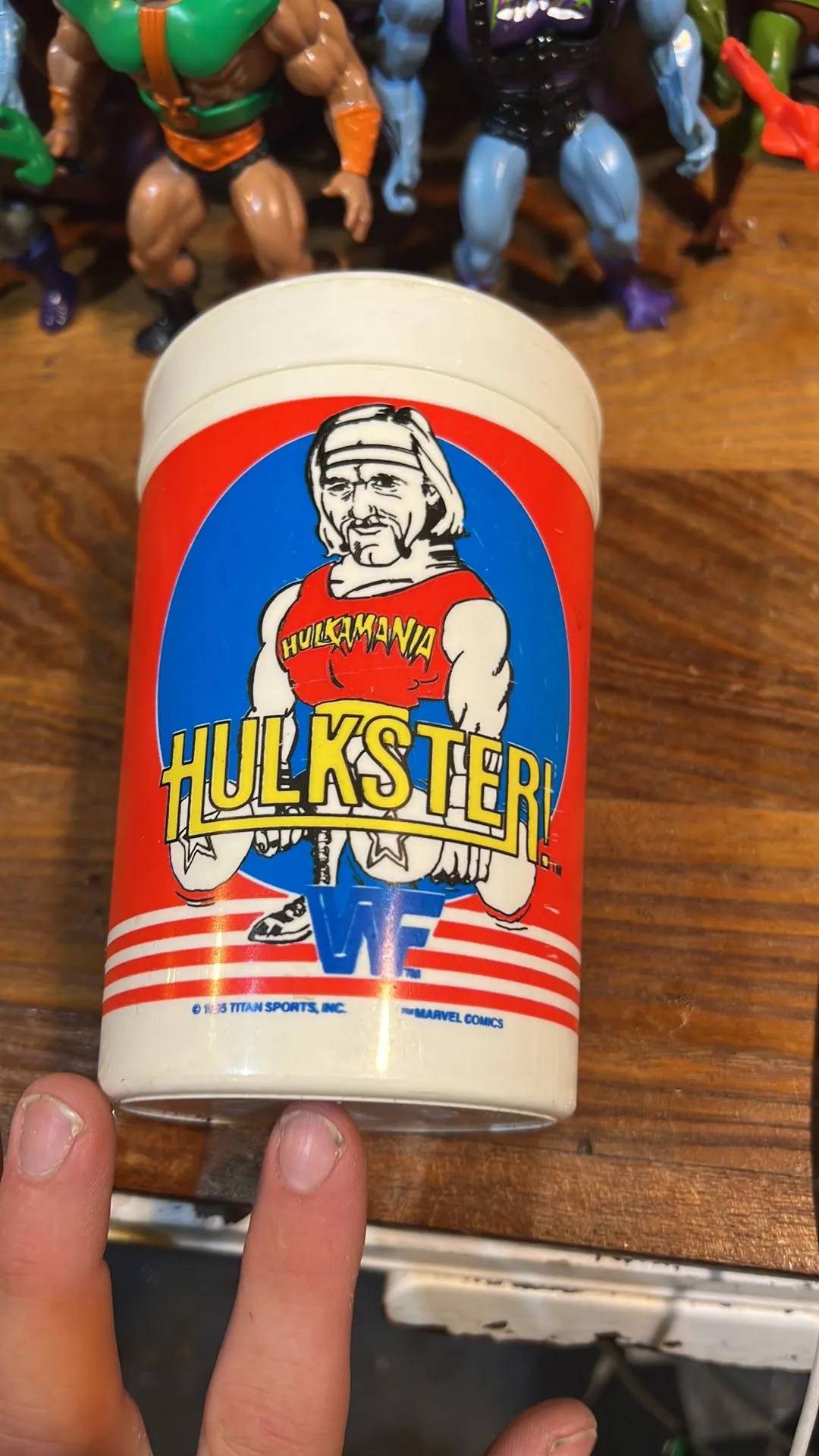 Product image for Hulkster 7 Eleven WWF Cup