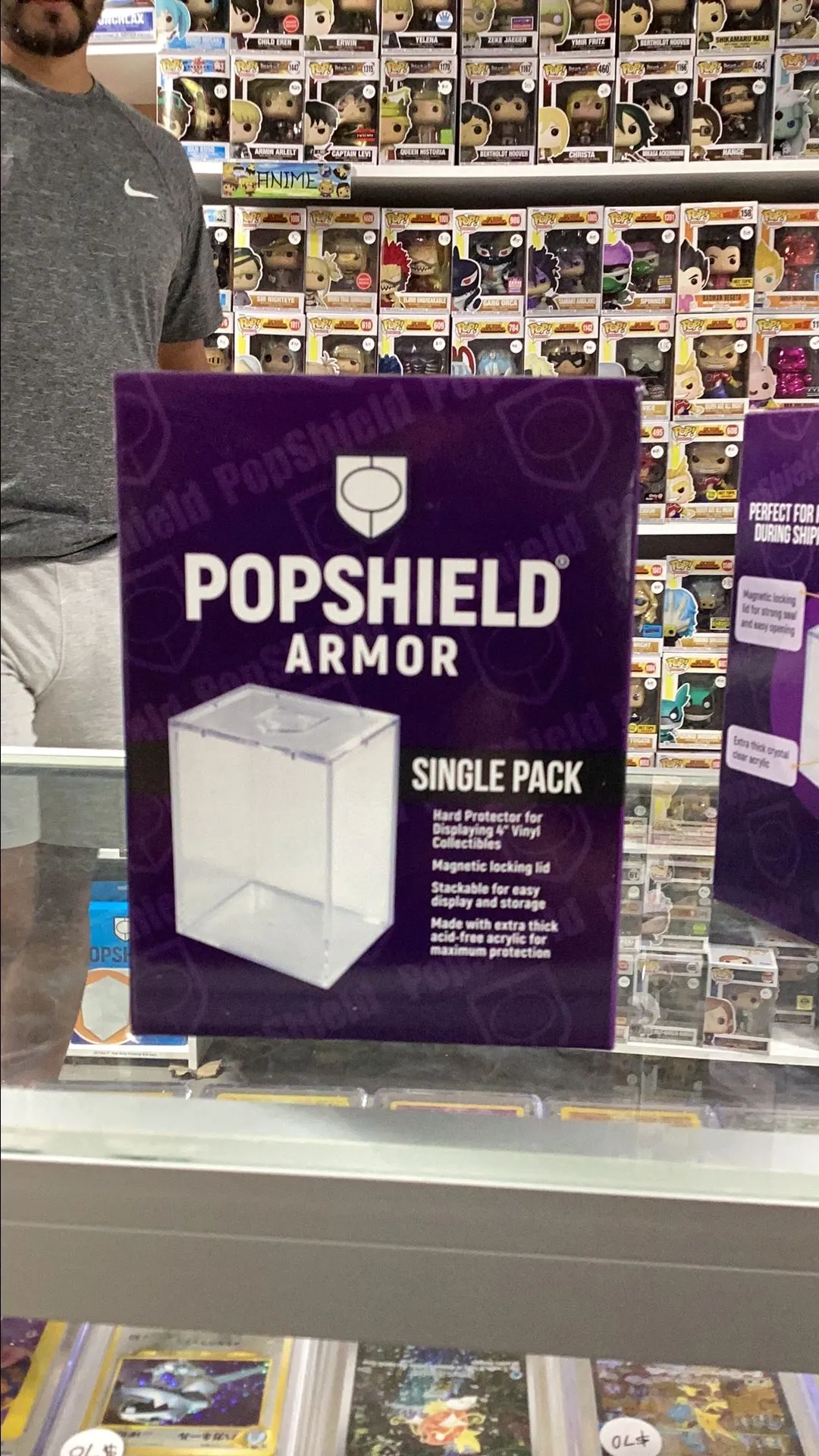 Product image for PopShield Armor 4" Single Pop Protector- Hard Magnetic Case