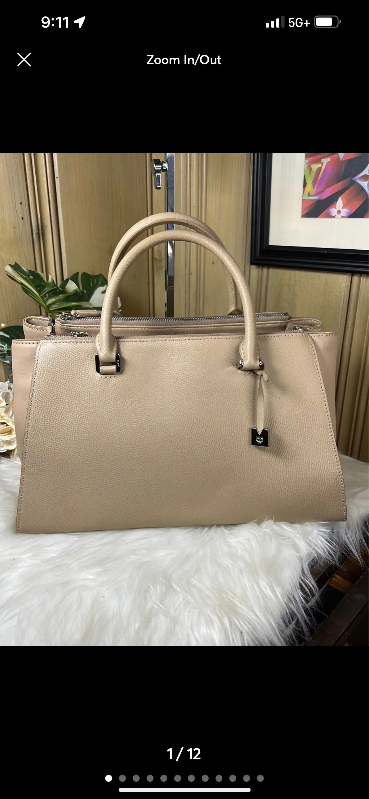 Product image for MCM Saffiano Satchel