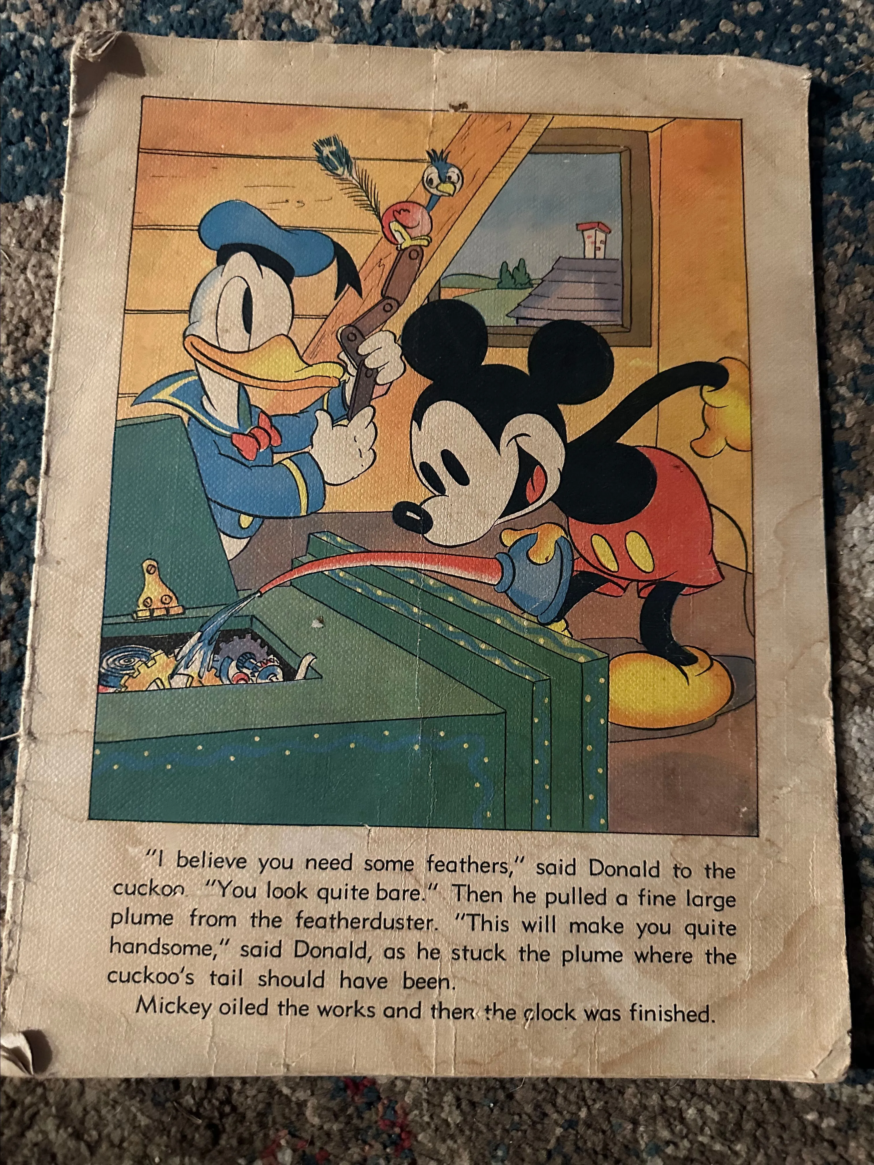 Product image for 1938 Clock Cleaners Disney Children's Book