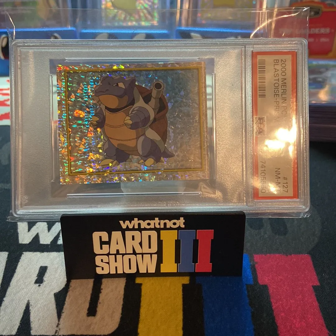 Product image for 2000 Merlin Pokemon 2 Blastoise-Prism  PSA NM-MT 8