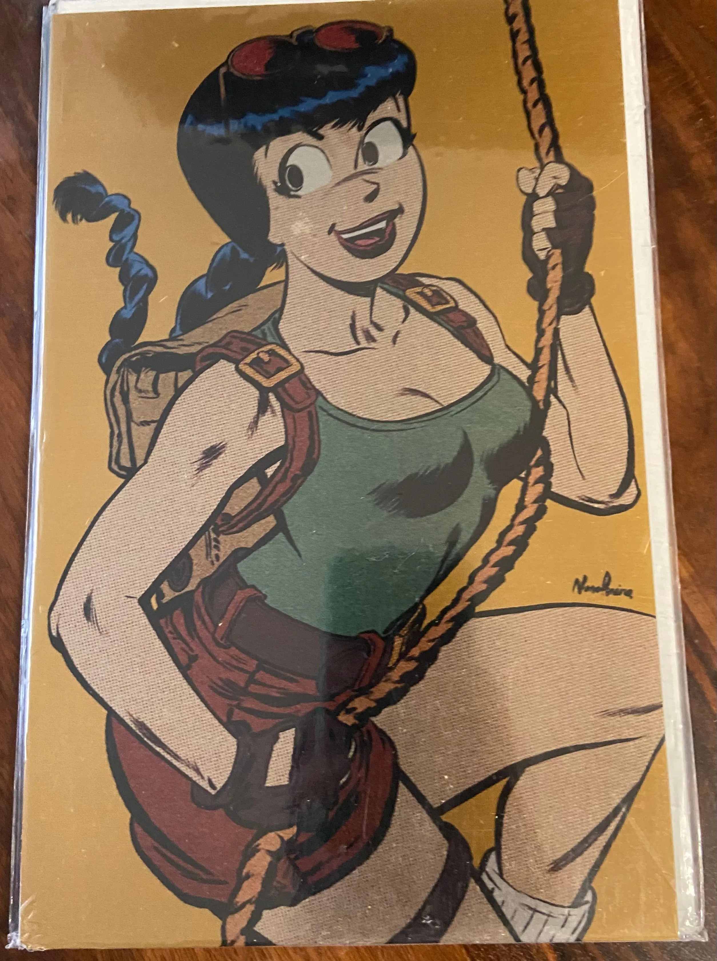 Product image for Betty & Veronica Power Ups #1 Veronica Pop Art METAL Virgin Variant LTD 25
