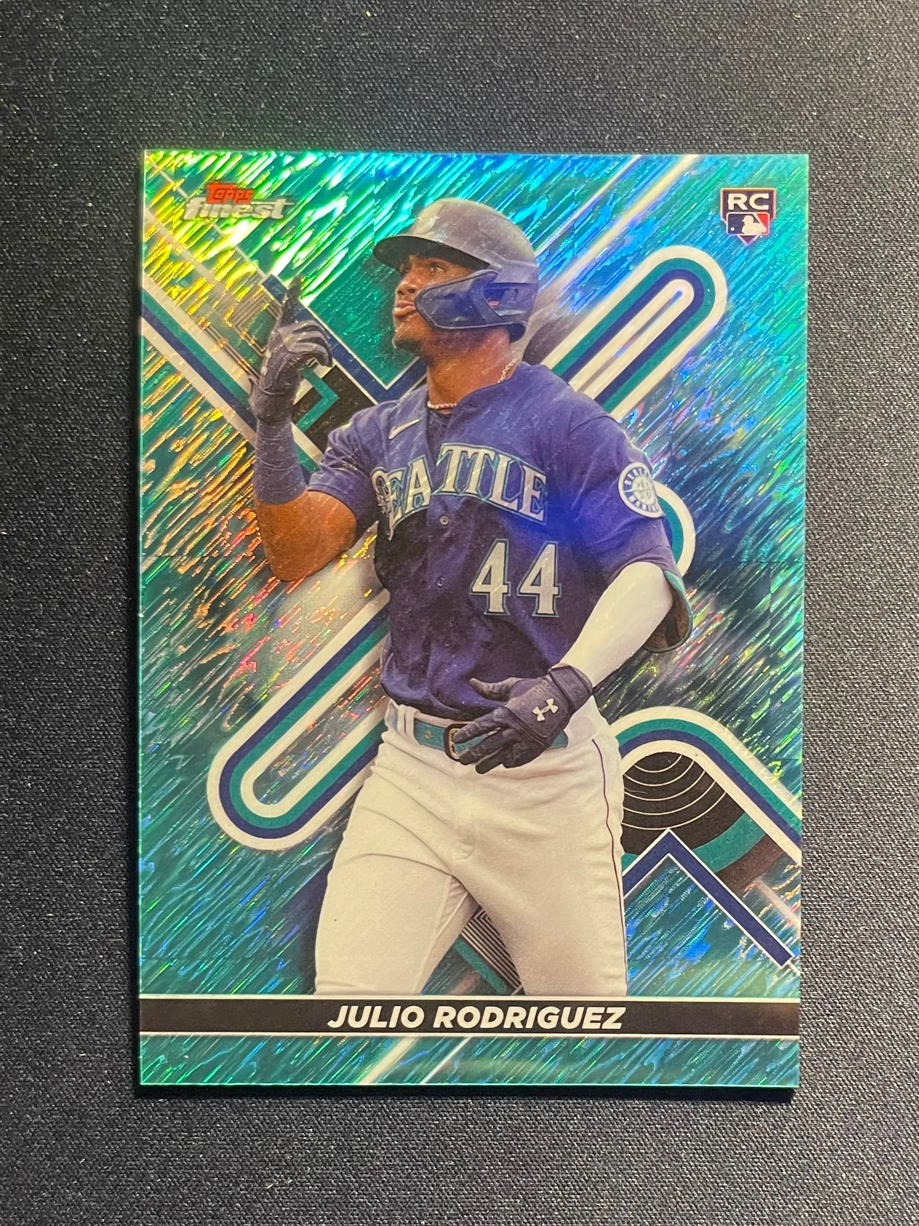 Product image for 2022 Topps Finest - #23 Julio Rodriguez (RC)