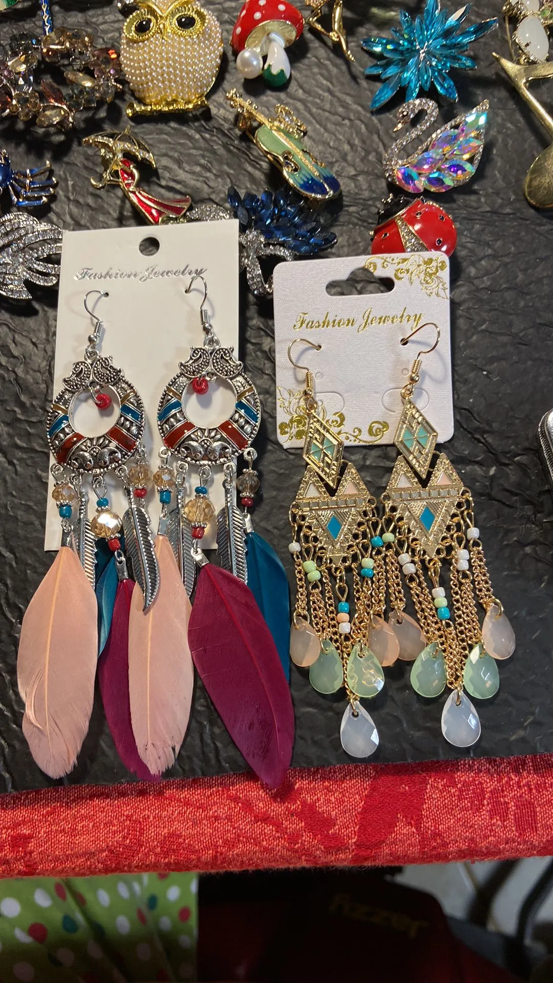 Product image for 2 pair fashion, jewelry, earring’s
