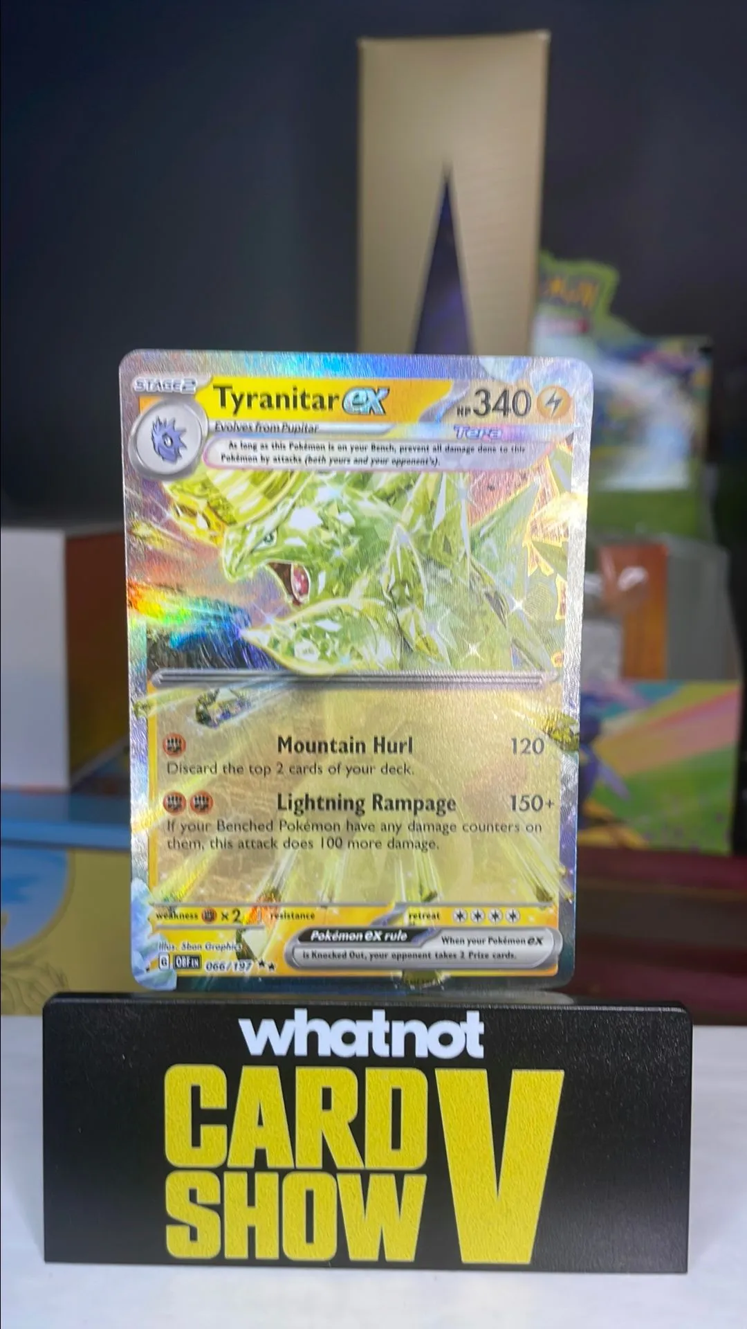 Product image for Tyranitar EX (Tera)