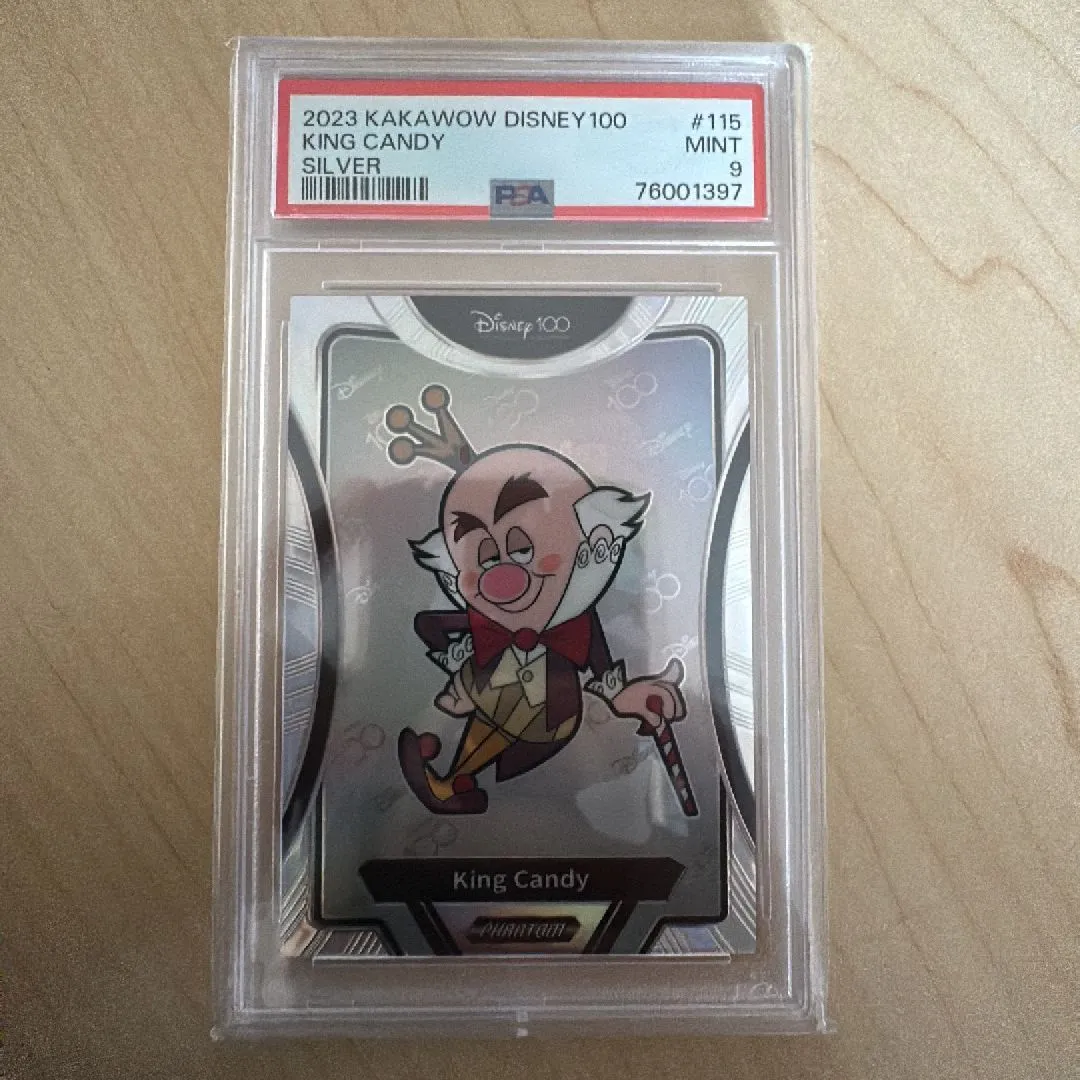 Product image for 2023 Kakawow Phantom Disney100 Wondrous Character King Candy Silver PSA MINT 9